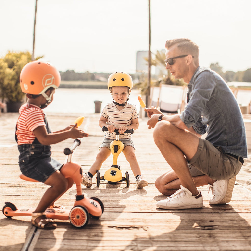 Scoot and Ride HighwayKick 1 Scooter and Ride On Toy Lemon | Playroom Avenue