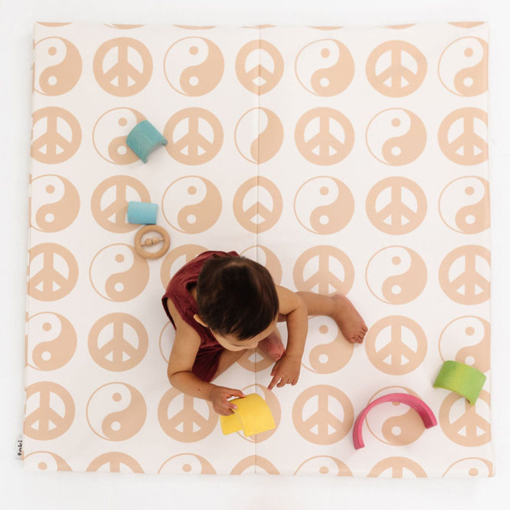 Toki Kids Yin Yang Vegan Leather Mat | Playroom Avenue