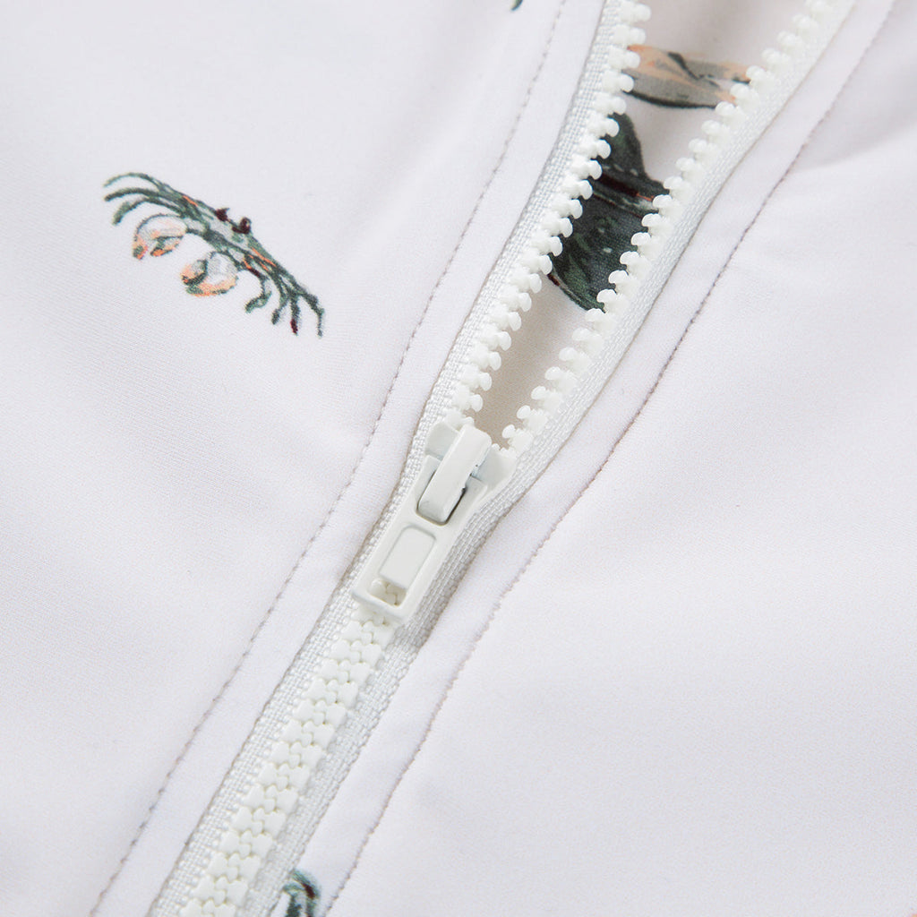 Milkbarn Coastal Crab Zipper Short Sleeve Shortall Swimsuit