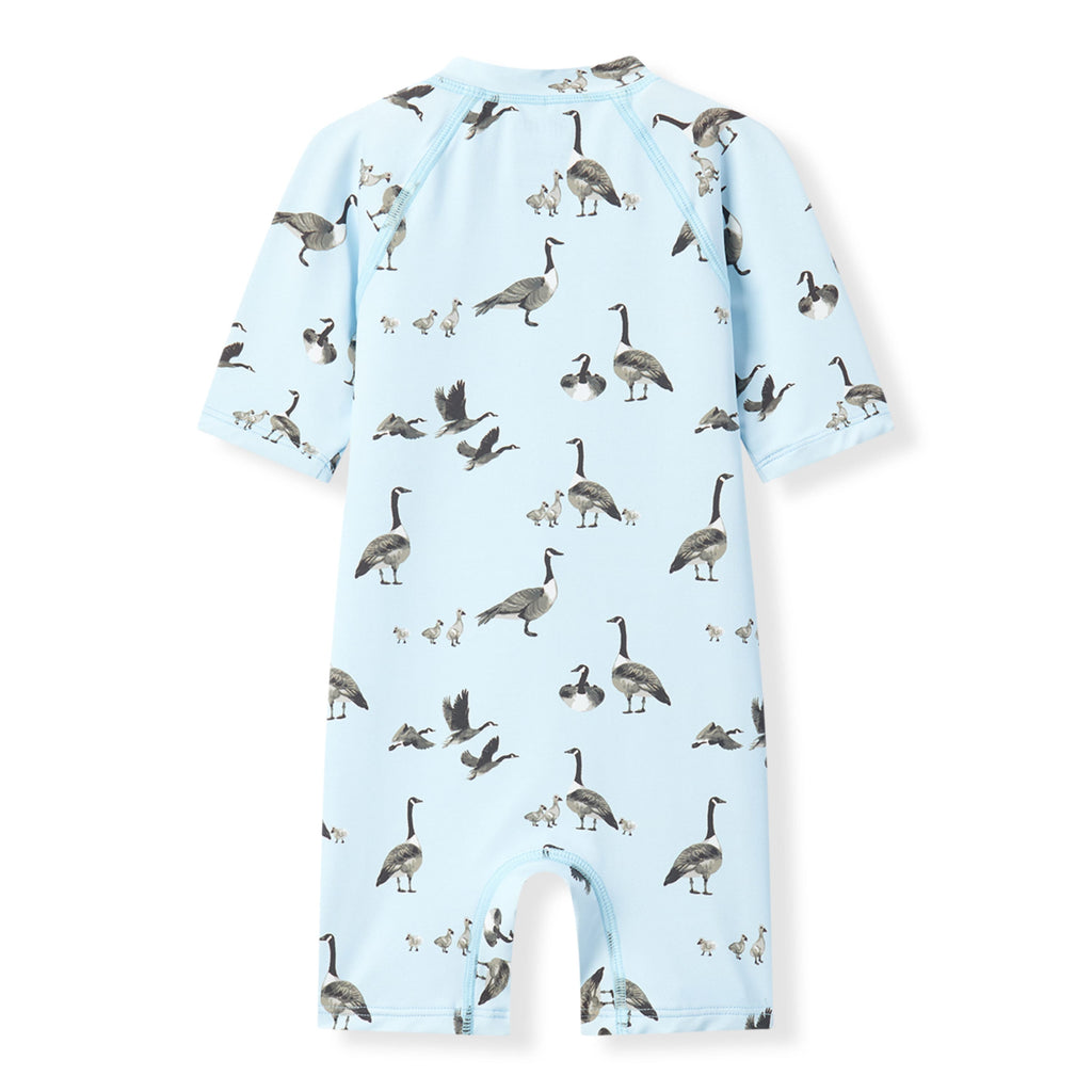 Milkbarn Goose Zipper Shortall Swimsuit | Playroom Avenue