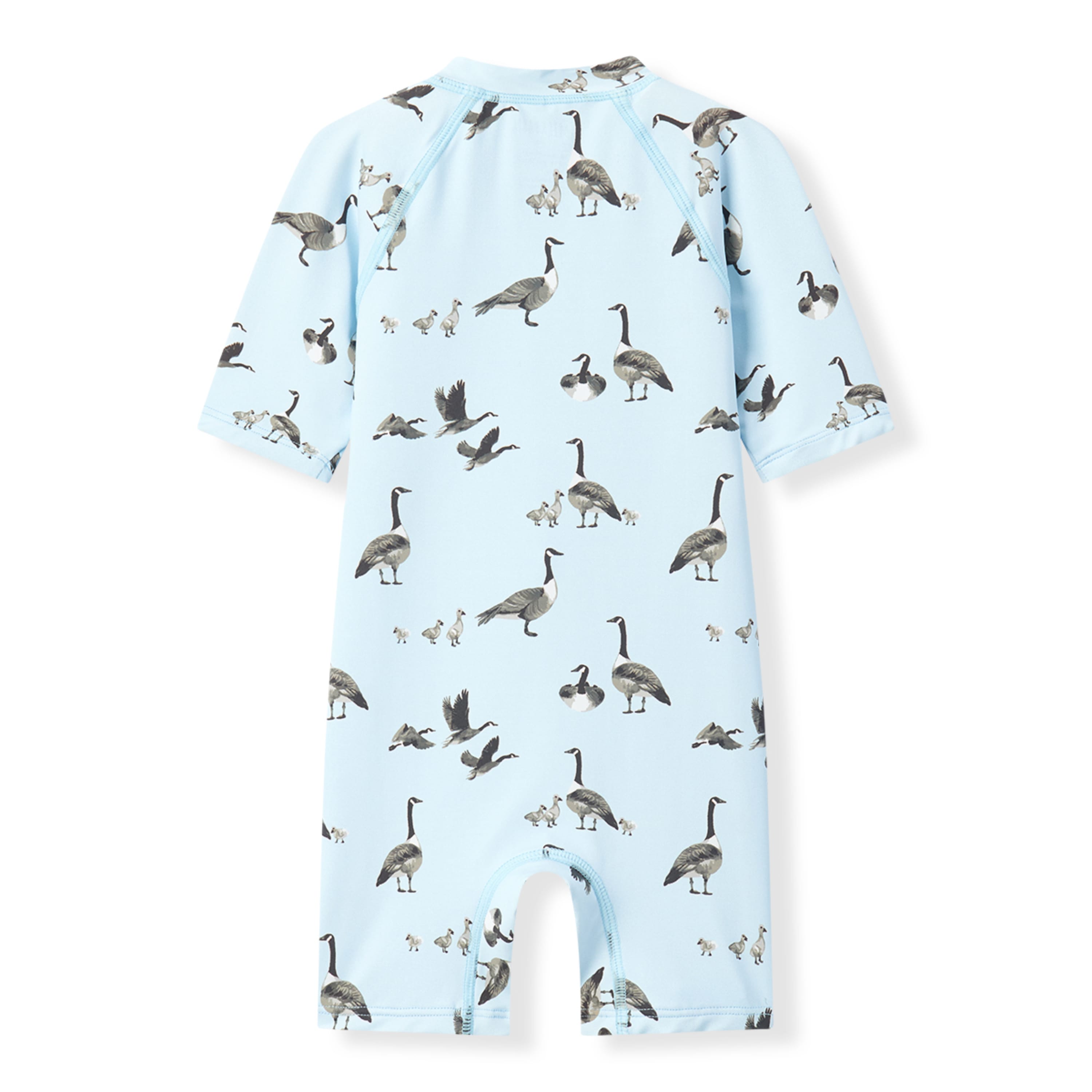 Milkbarn Goose Zipper Shortall Swimsuit | Playroom Avenue