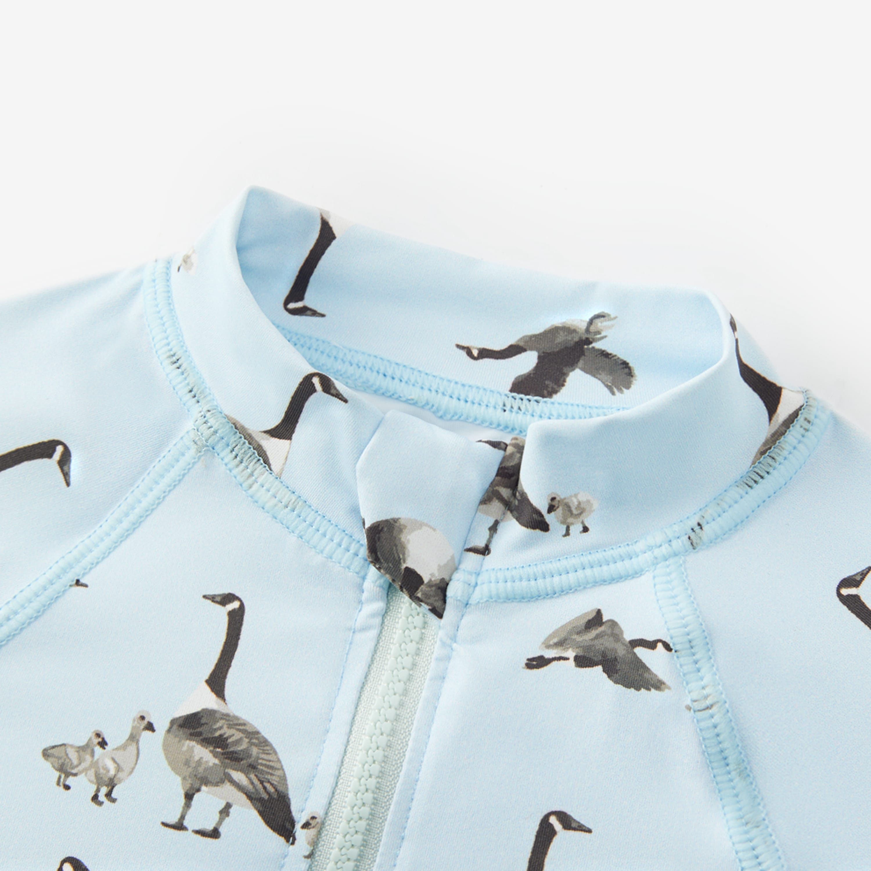 Milkbarn Goose Zipper Shortall Swimsuit | Playroom Avenue