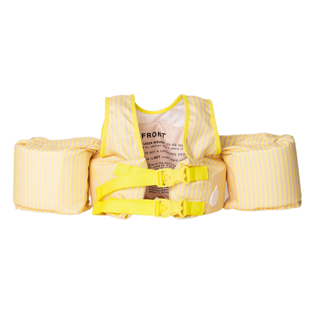 Dripfloats Yellow Stripe Kids Float