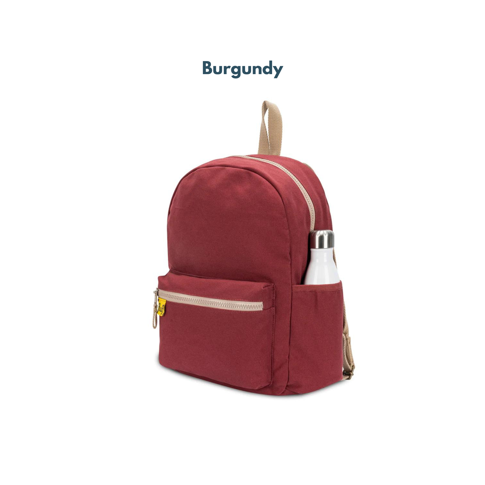 The Good Kiind Backpack - Machine Washable Cotton Burgundy | Playroom Avenue