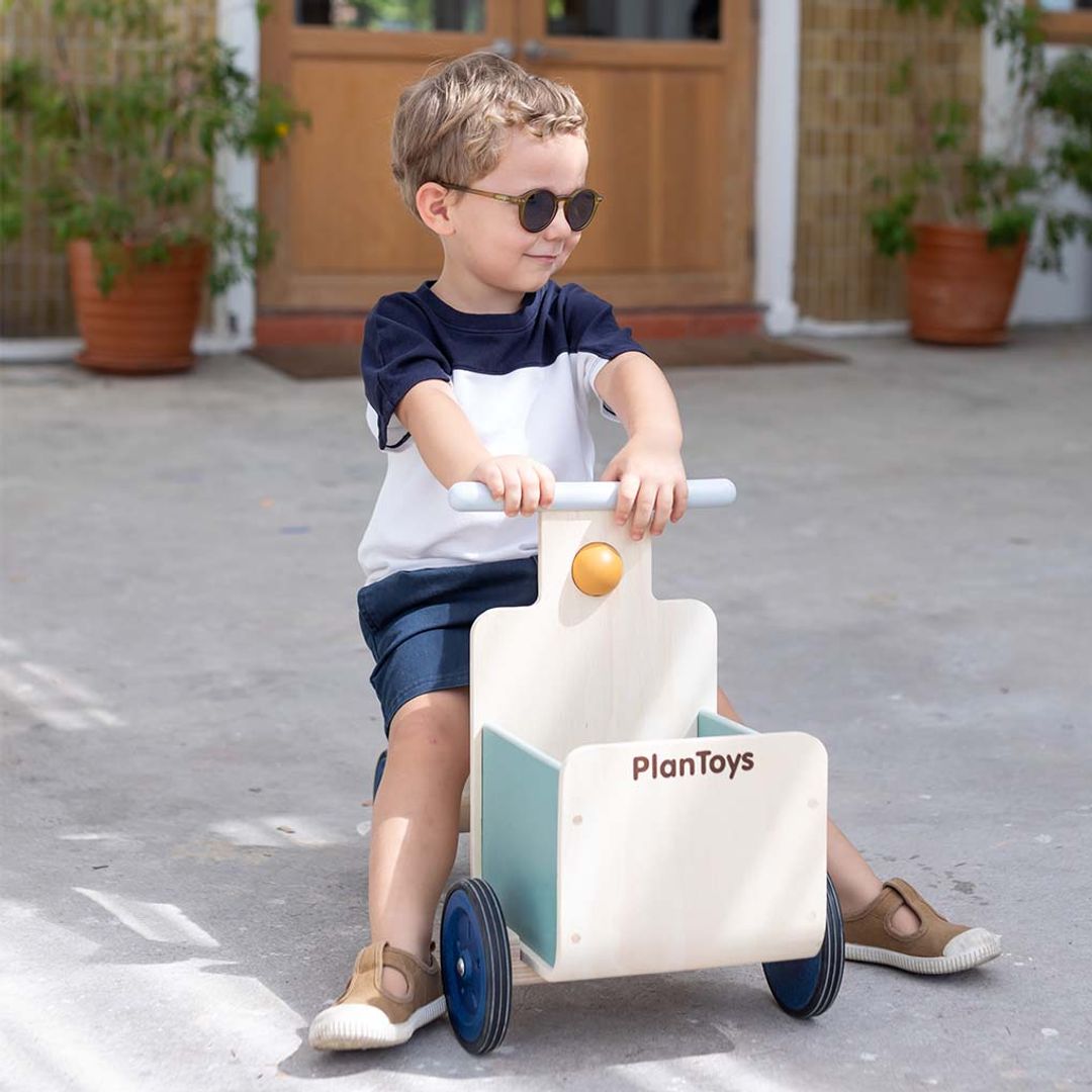 PlanToys Delivery Bike - Orchard - Playroom Avenue