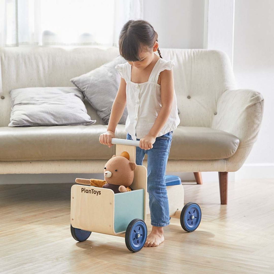 PlanToys Delivery Bike - Orchard - Playroom Avenue