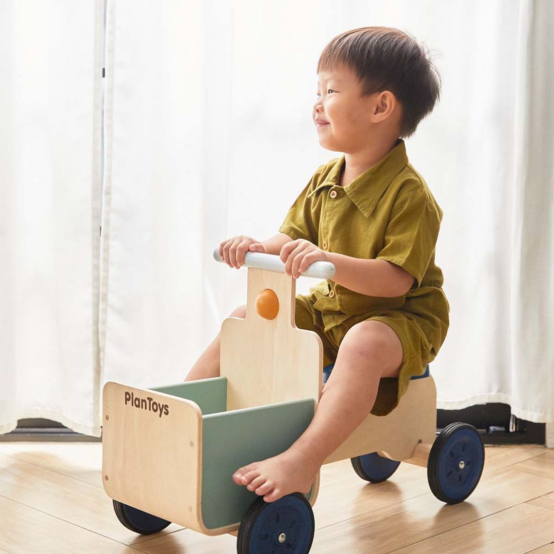 PlanToys Delivery Bike - Orchard - Playroom Avenue