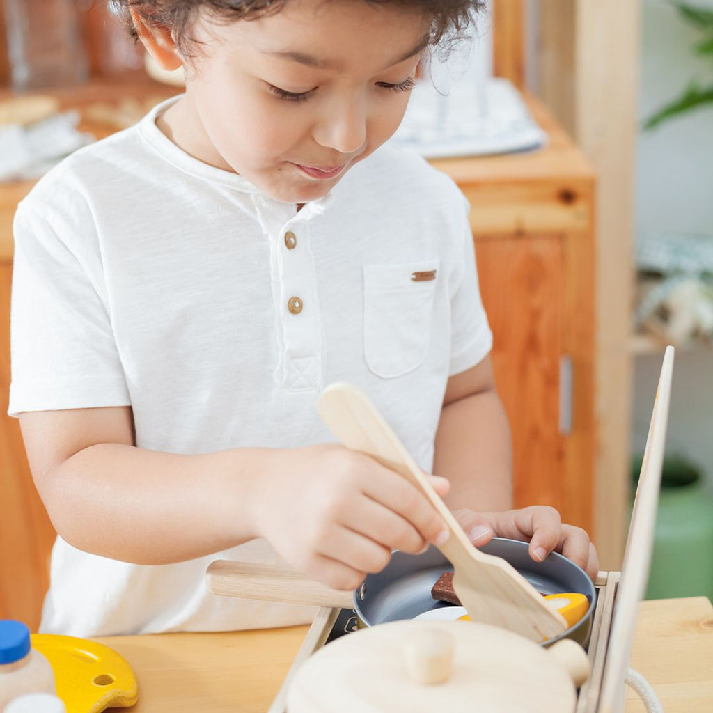 PlanToys Cooking Utensils Set | Playroom Avenue