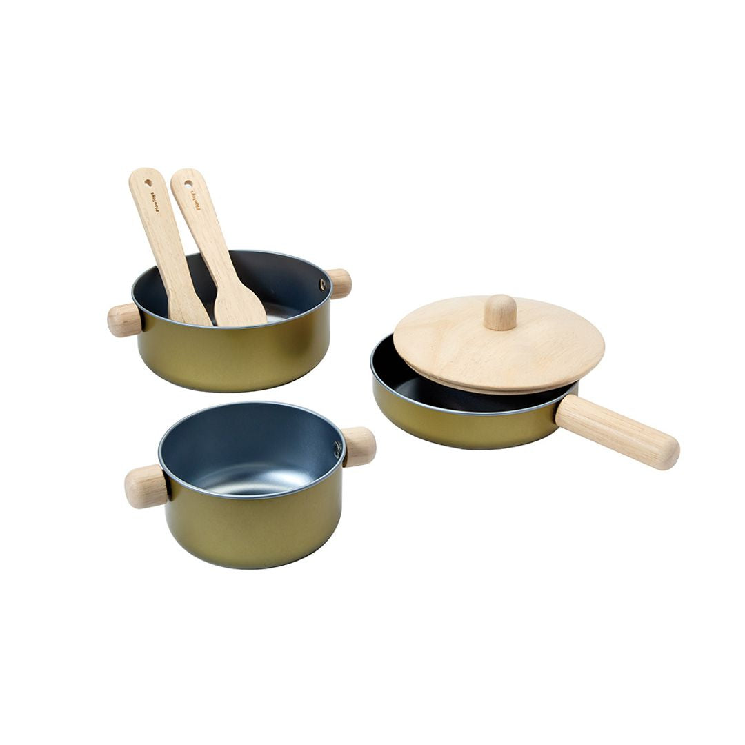 PlanToys Cooking Utensils Set | Playroom Avenue