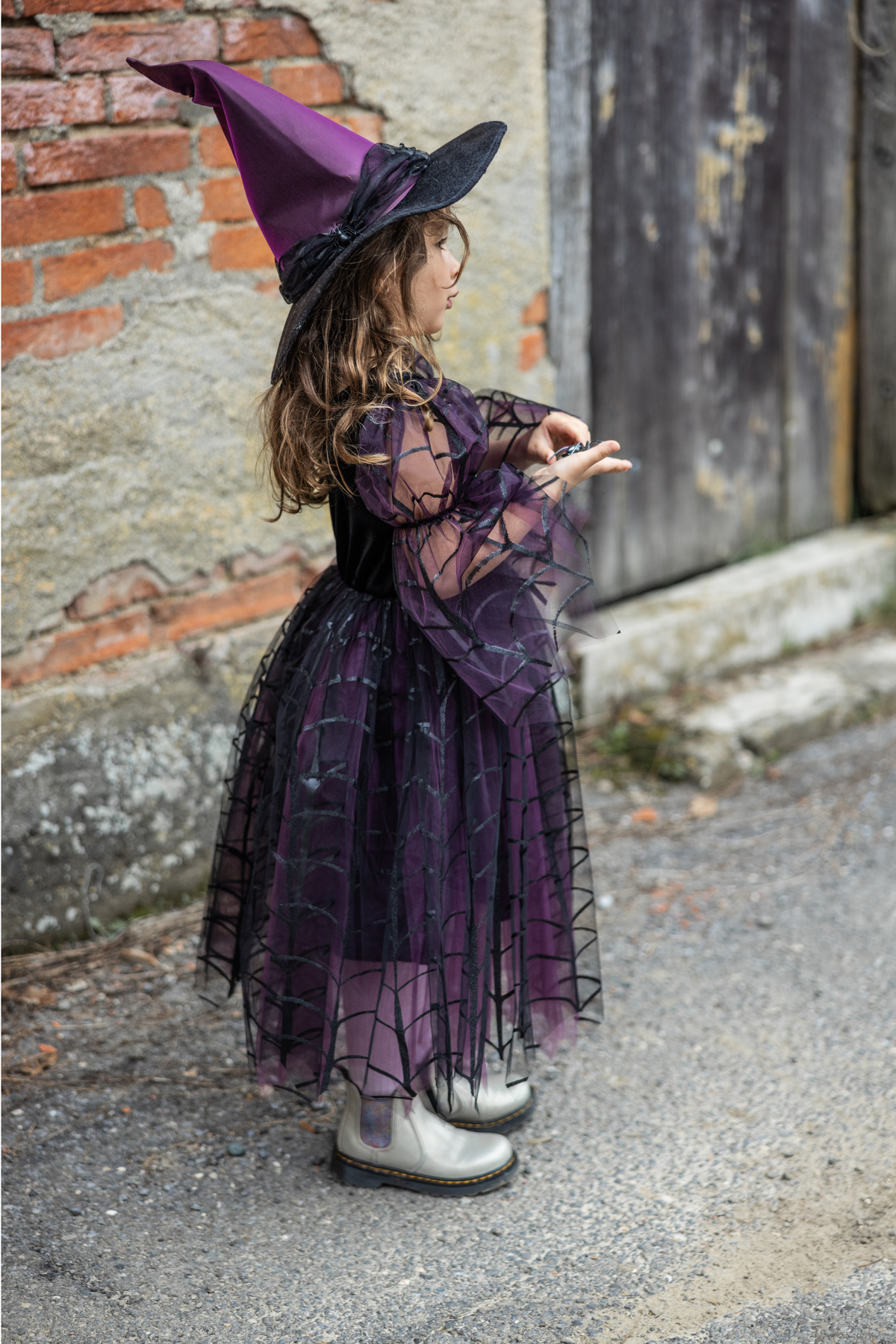 Great Pretenders Amethyst the Spider Witch Dress with Hat