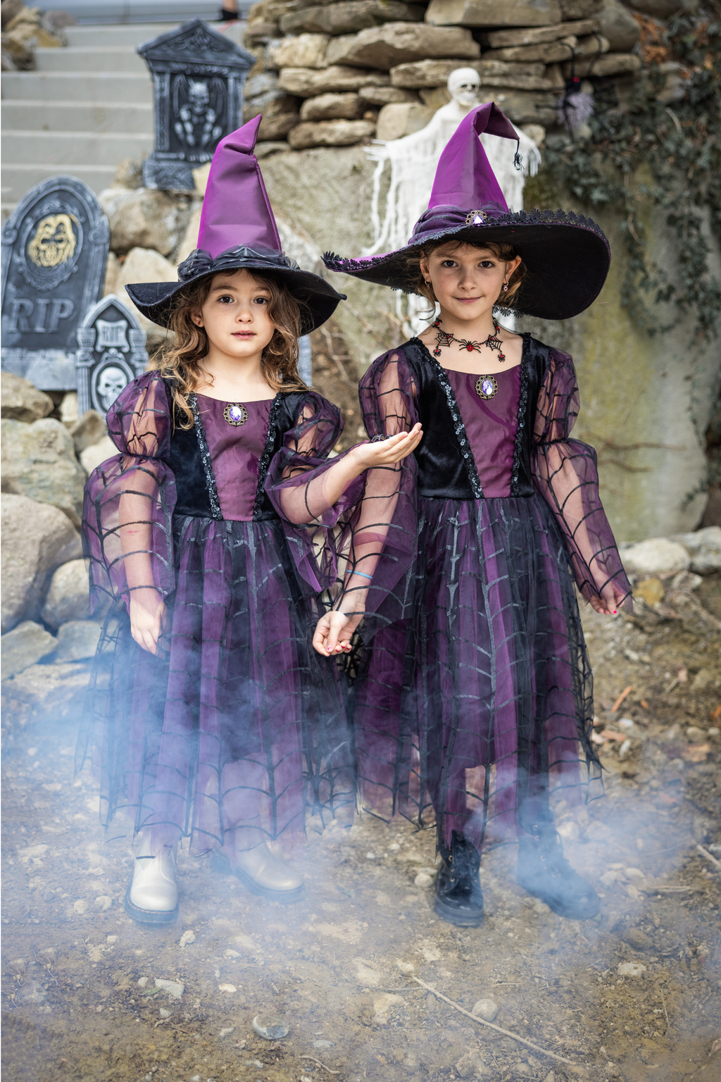 Great Pretenders Amethyst the Spider Witch Dress with Hat