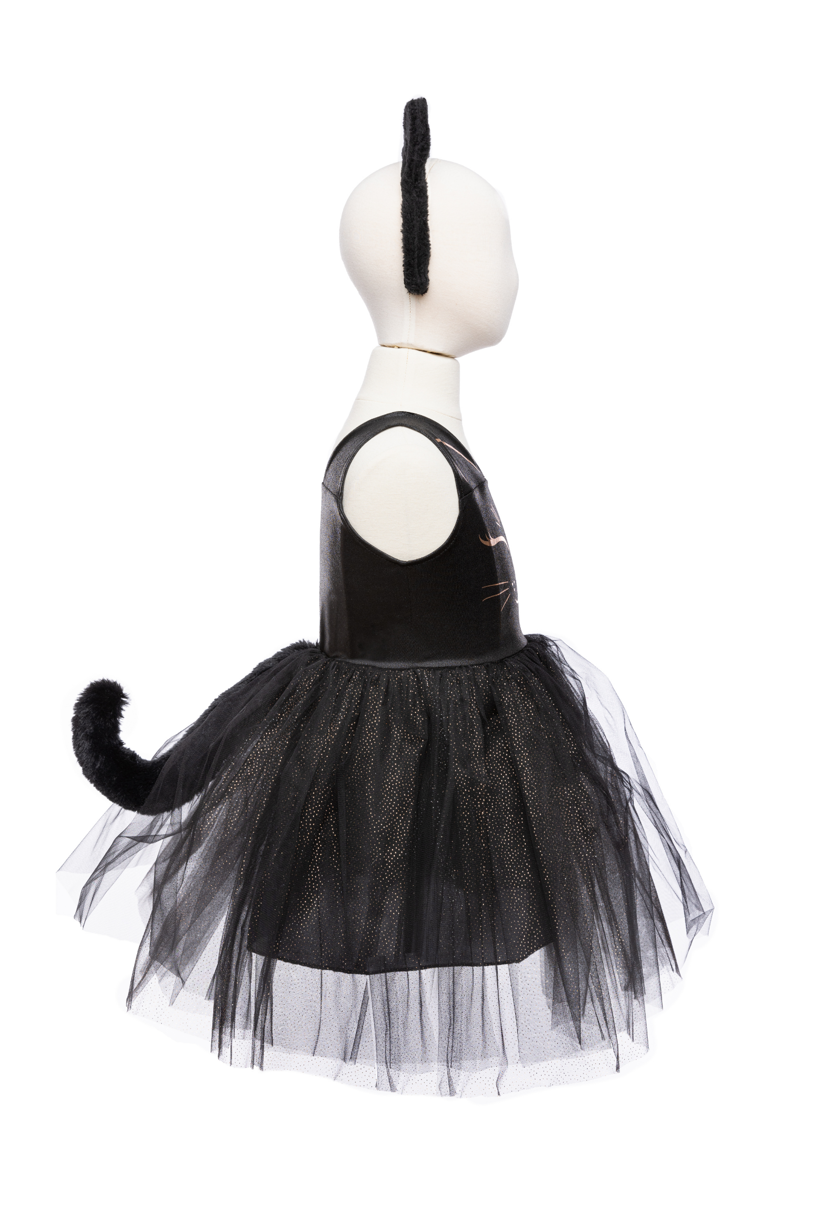 Great Pretenders Black Cat Dress & Headpiece | Playroom Avenue