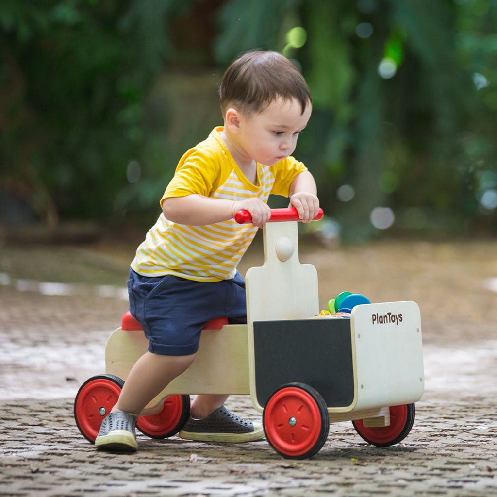 PlanToys Delivery Bike - Playroom Avenue