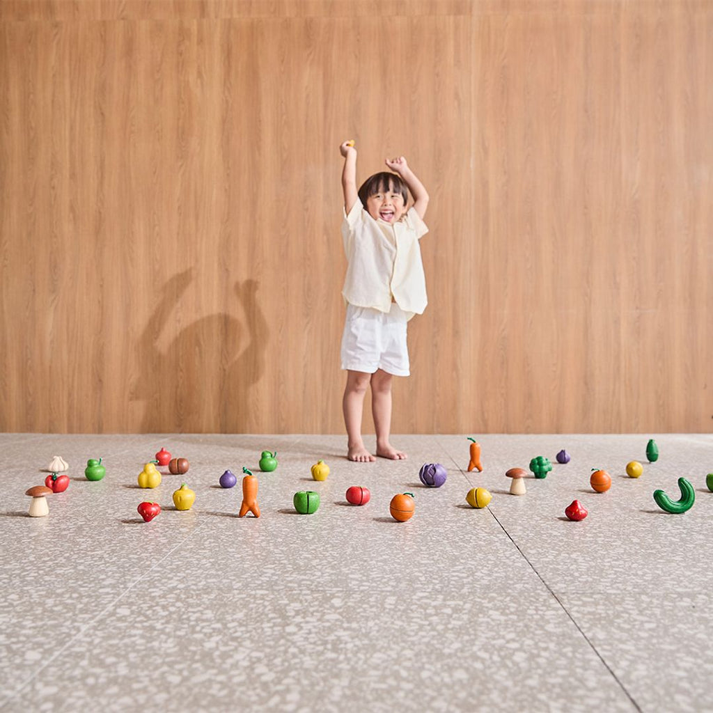 PlanToys Wonky Fruit & Vegetables | Playroom Avenue