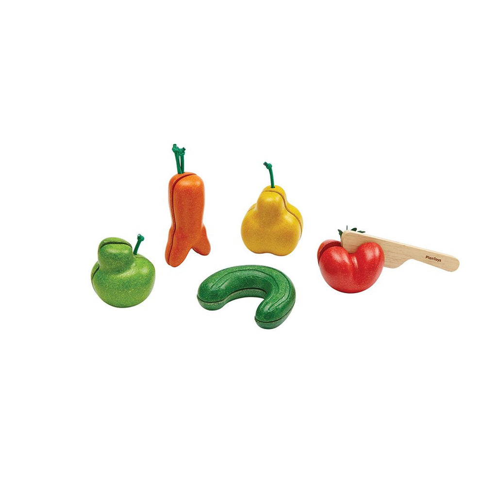 PlanToys Wonky Fruit & Vegetables | Playroom Avenue