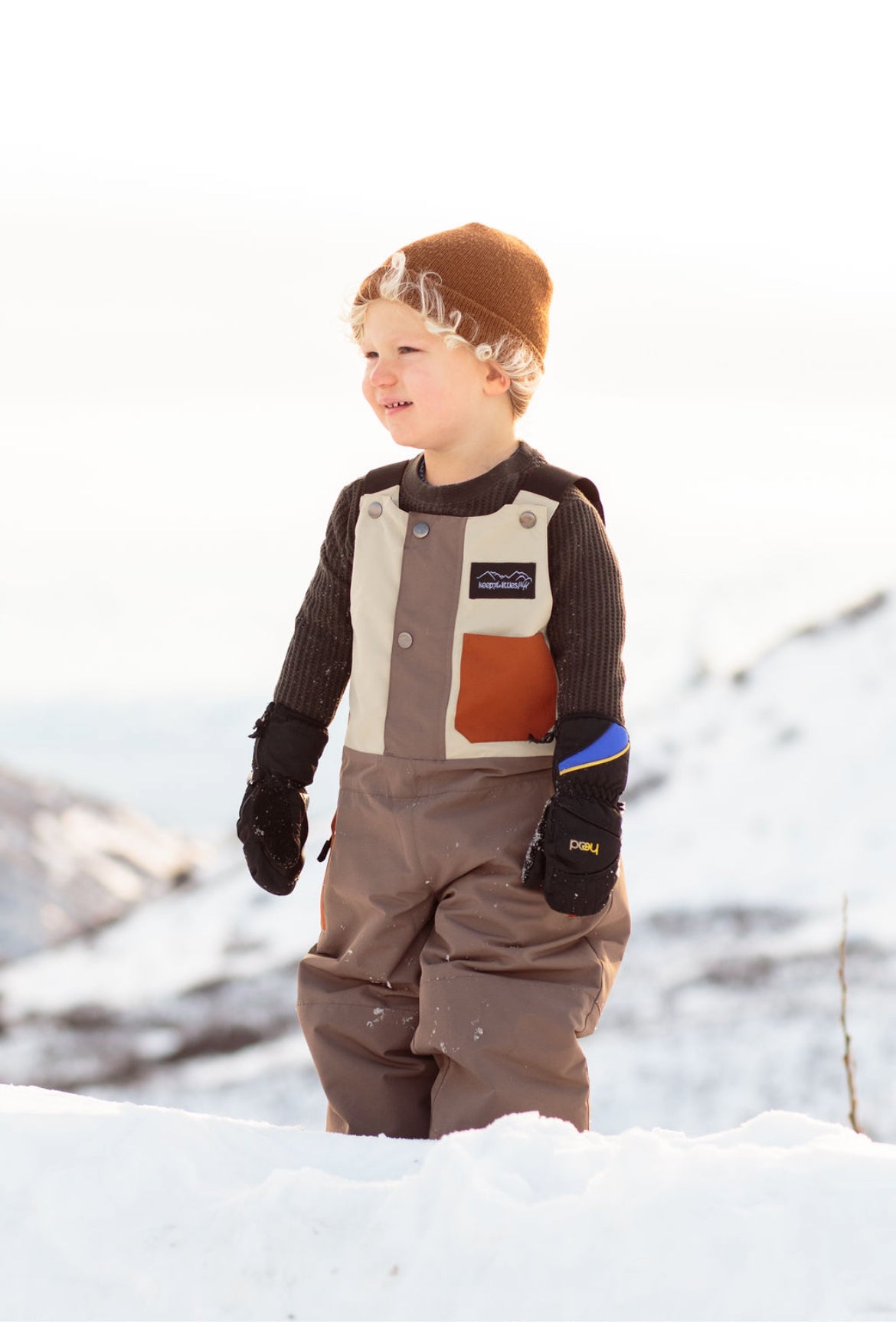 Keep the Littles Wild Waterproof Snow bib for youth and toddler | Playroom Avenue