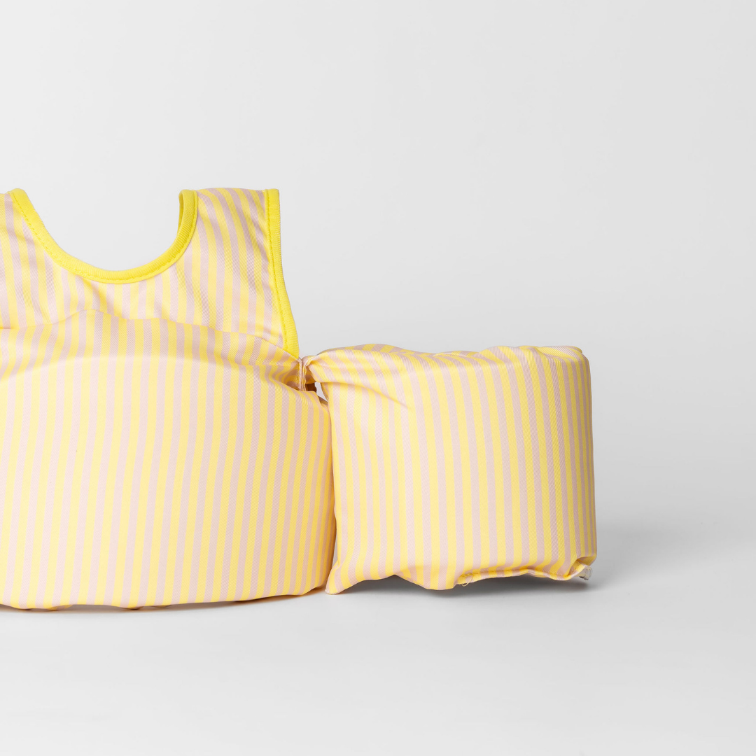 Dripfloats Yellow Stripe Kids Float