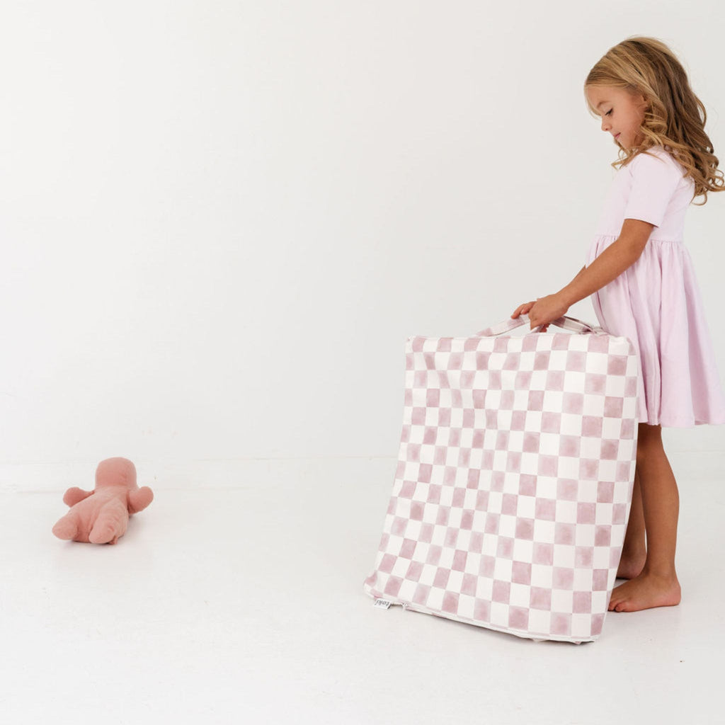 Toki Kids Checker Gumdrop Vegan Leather Mat | Playroom Avenue