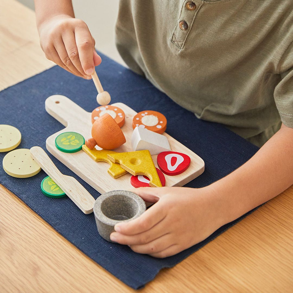 PlanToys Cheese & Charcuterie Board | Playroom Avenue