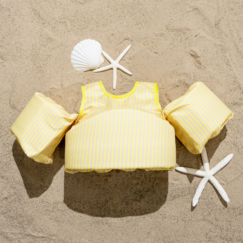 Dripfloats Yellow Stripe Kids Float