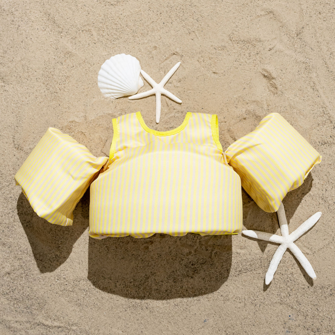 Dripfloats Yellow Stripe Kids Float