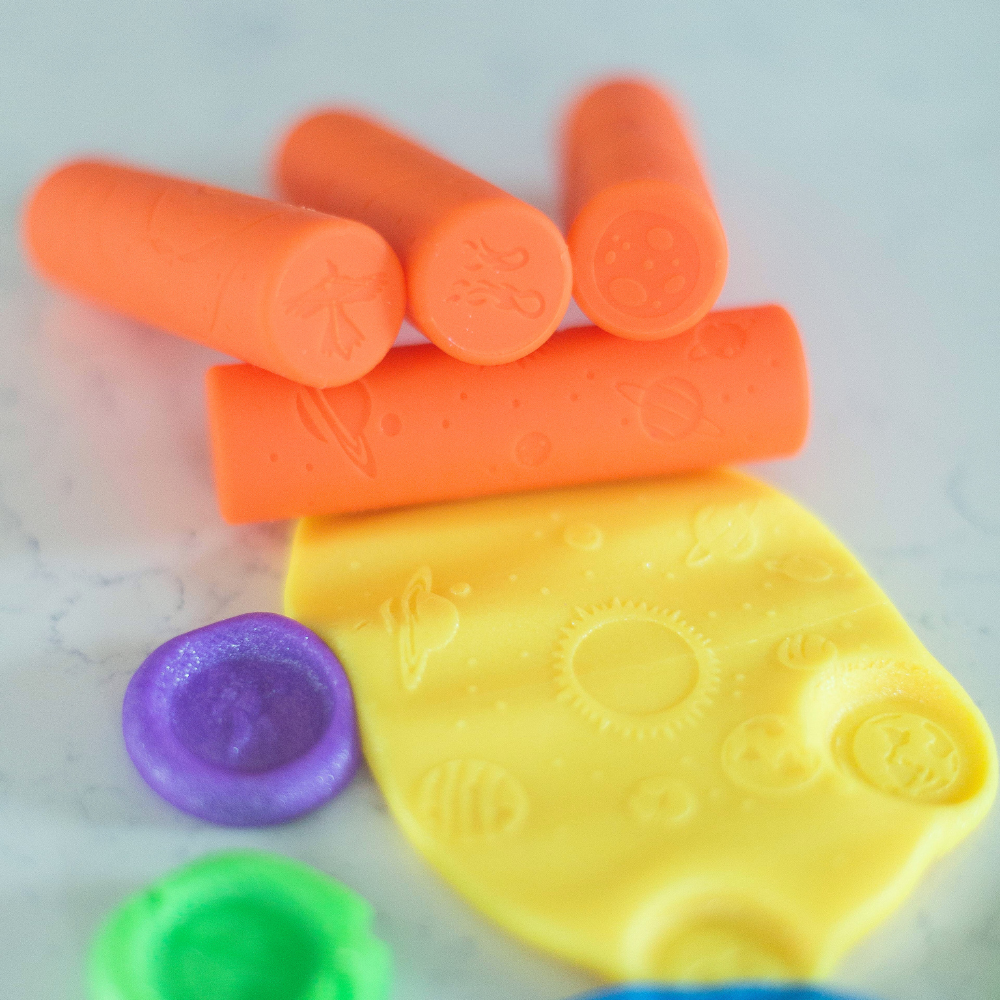 Space Play Dough Rollers (set of 4) | Playroom Avenue