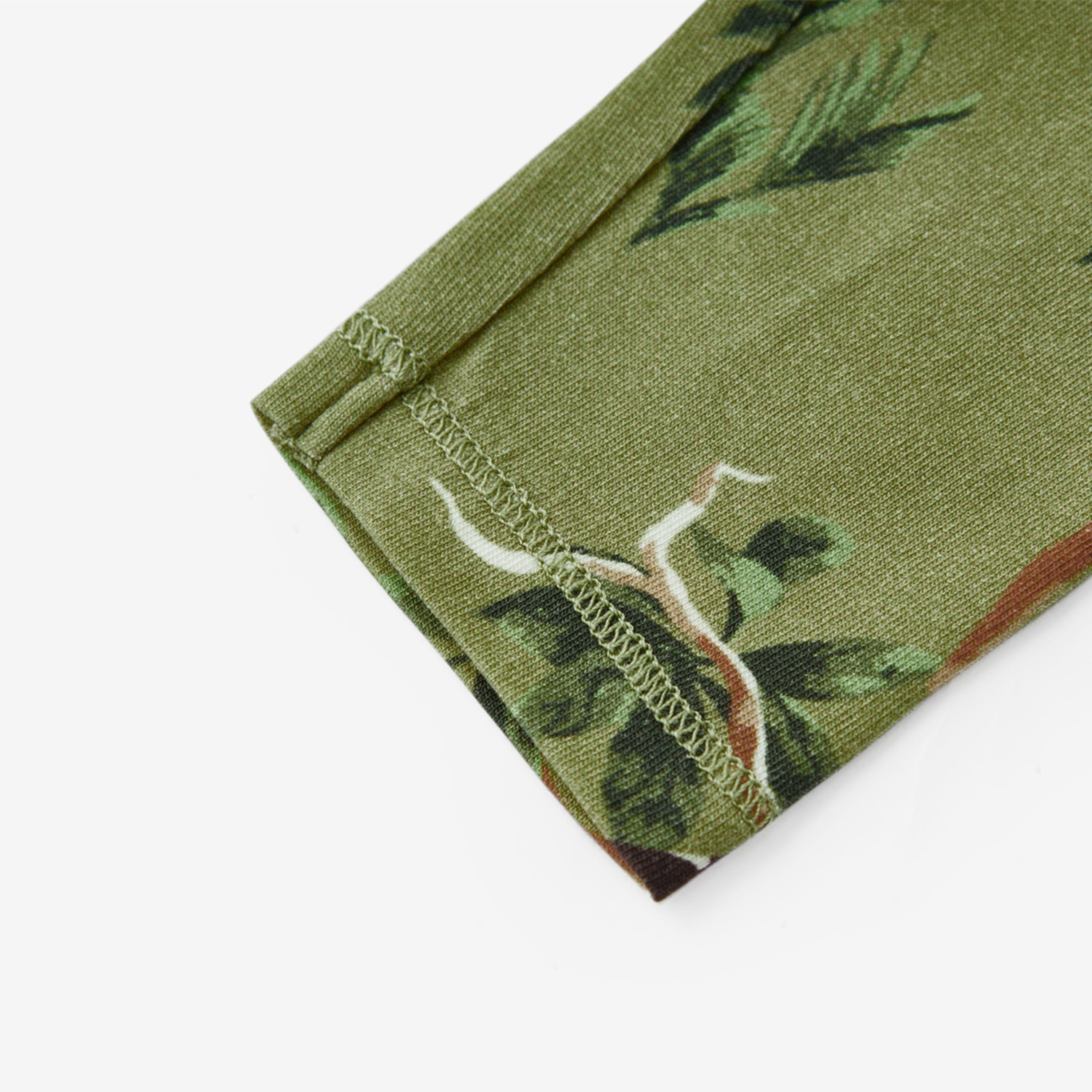 Milkbarn Toucan Cotton Stretch Long Sleeve Two Piece Pajama Set | Playroom Avenue