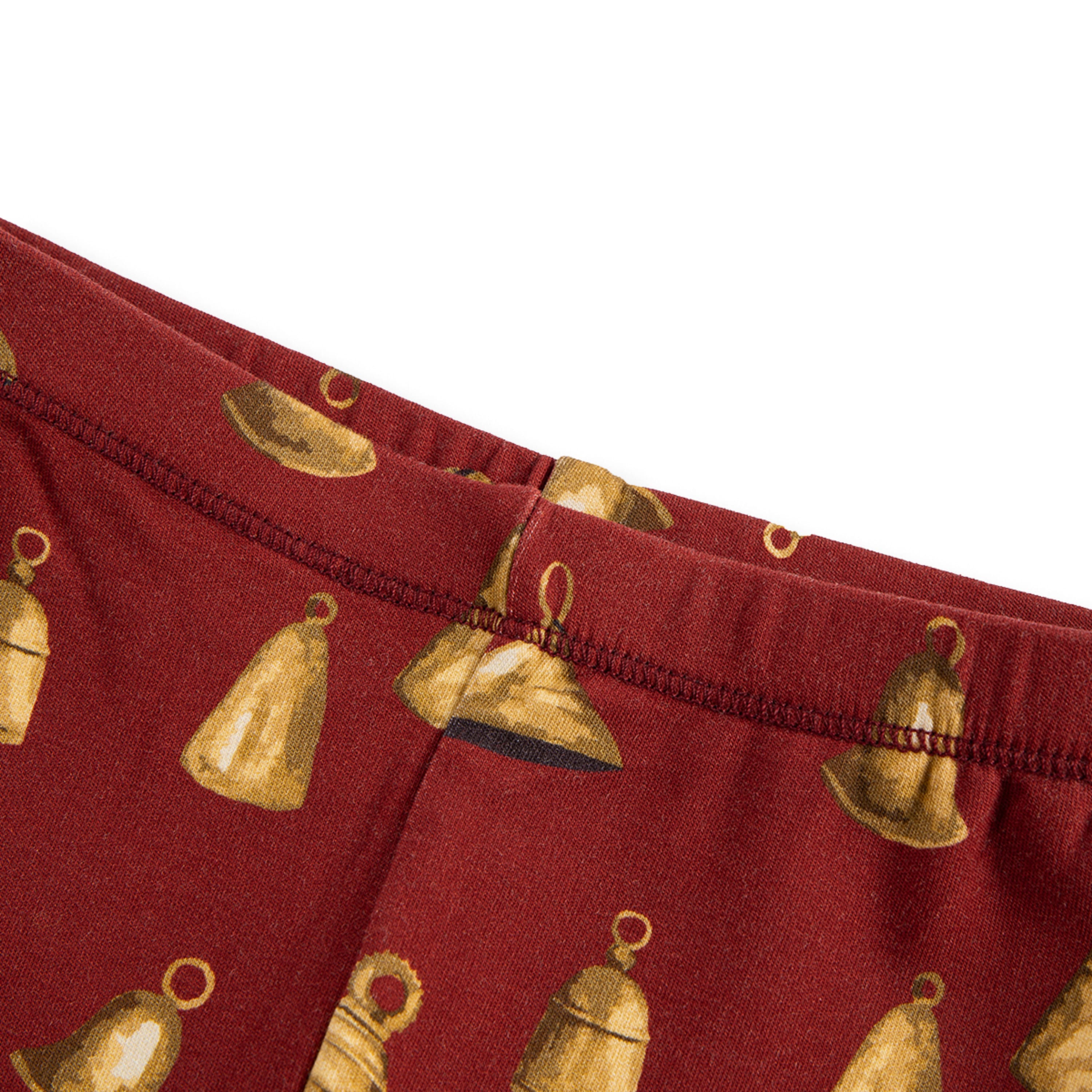 Milkbarn Vintage Bell Brushed Long Sleeve Two Piece Pajama Set | Playroom Avenue