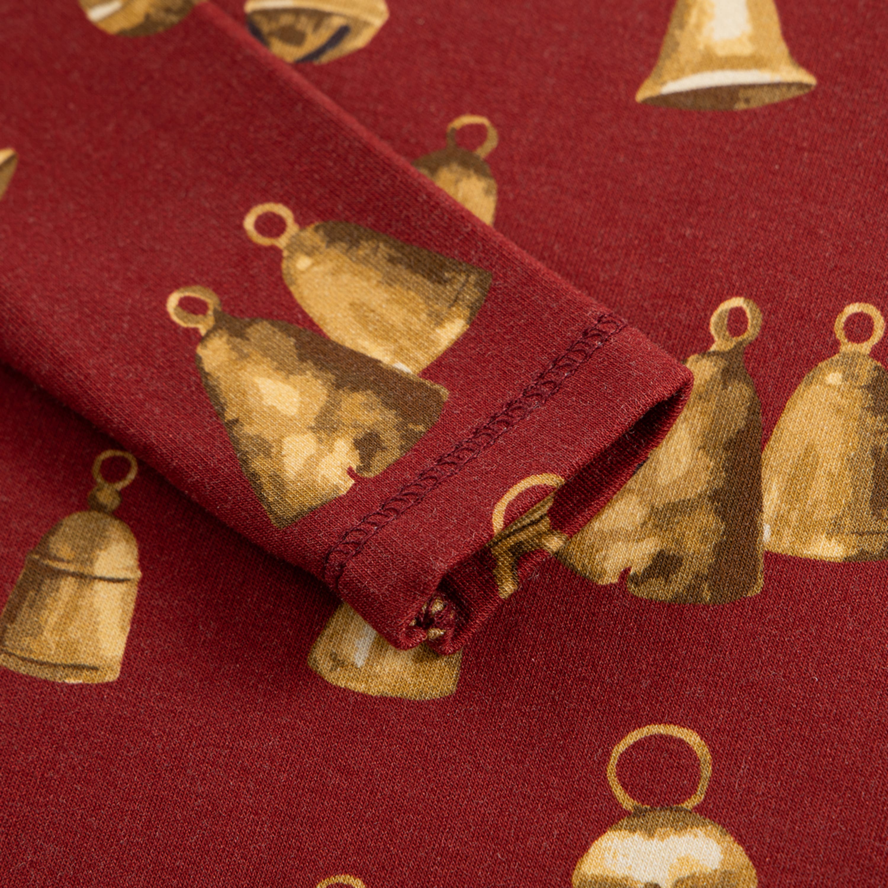 Milkbarn Vintage Bell Brushed Long Sleeve Two Piece Pajama Set | Playroom Avenue