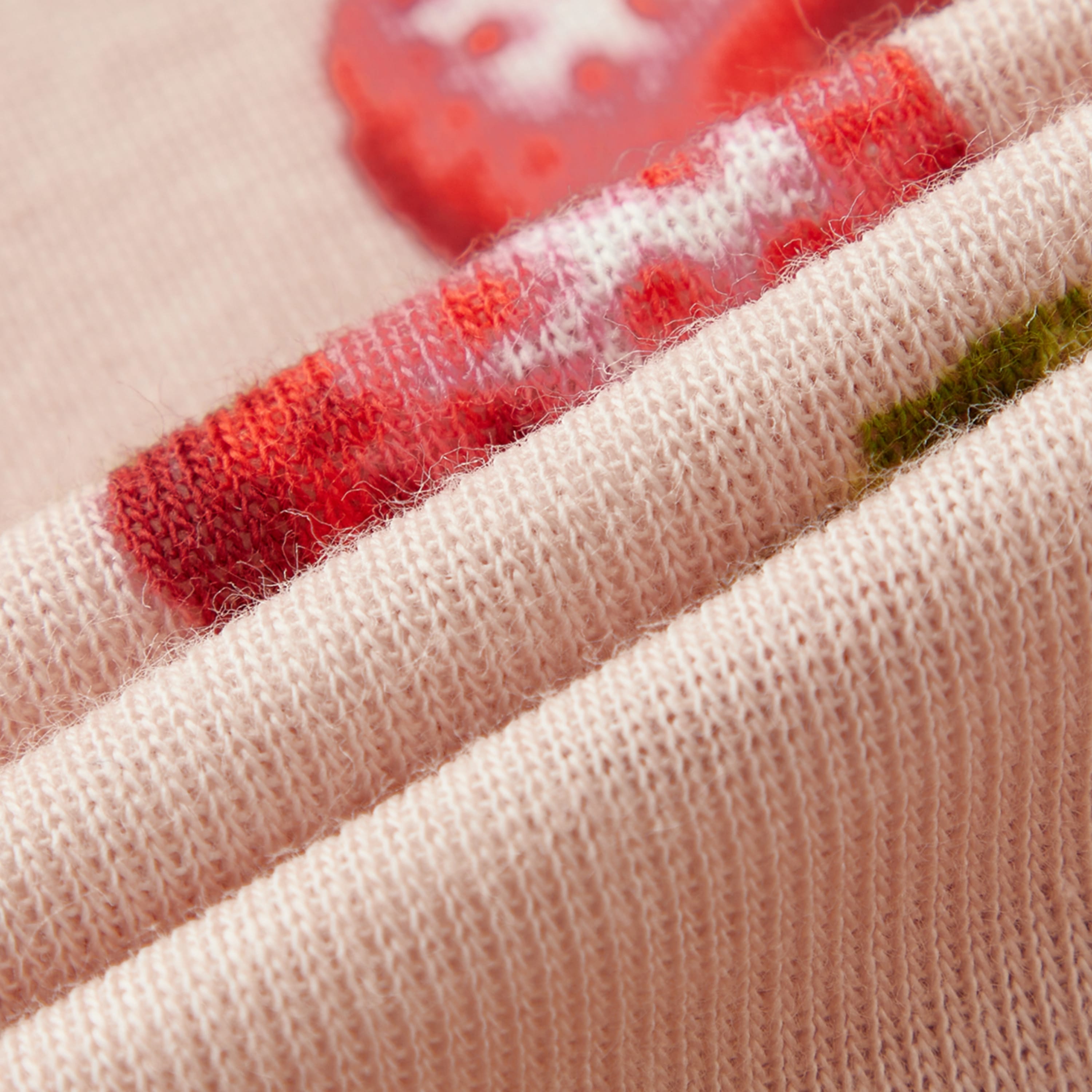 Milkbarn Strawberry Organic Cotton Zipper Pajama | Playroom Avenue