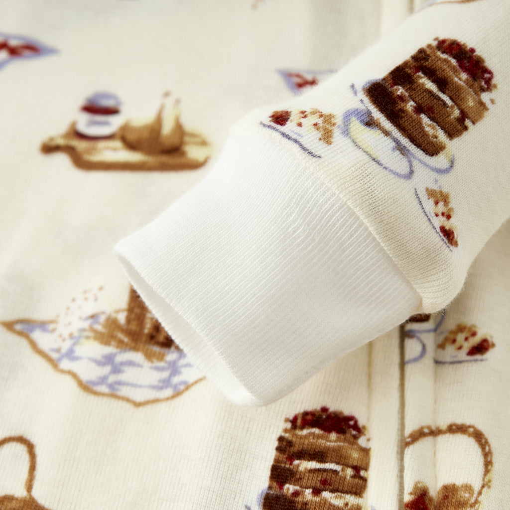 Milkbarn Picnic Organic Cotton Zipper Pajama | Playroom Avenue