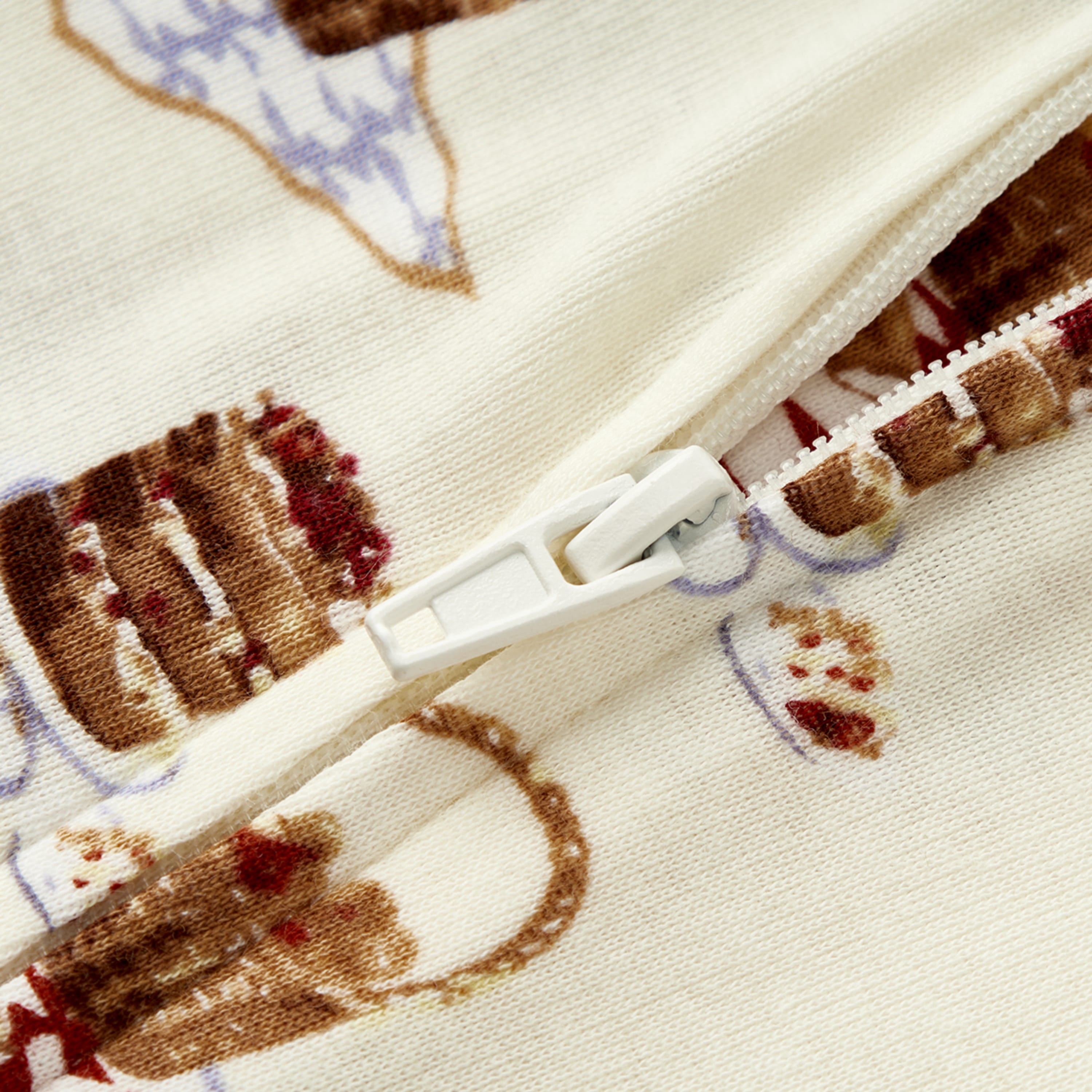 Milkbarn Picnic Organic Cotton Zipper Pajama | Playroom Avenue