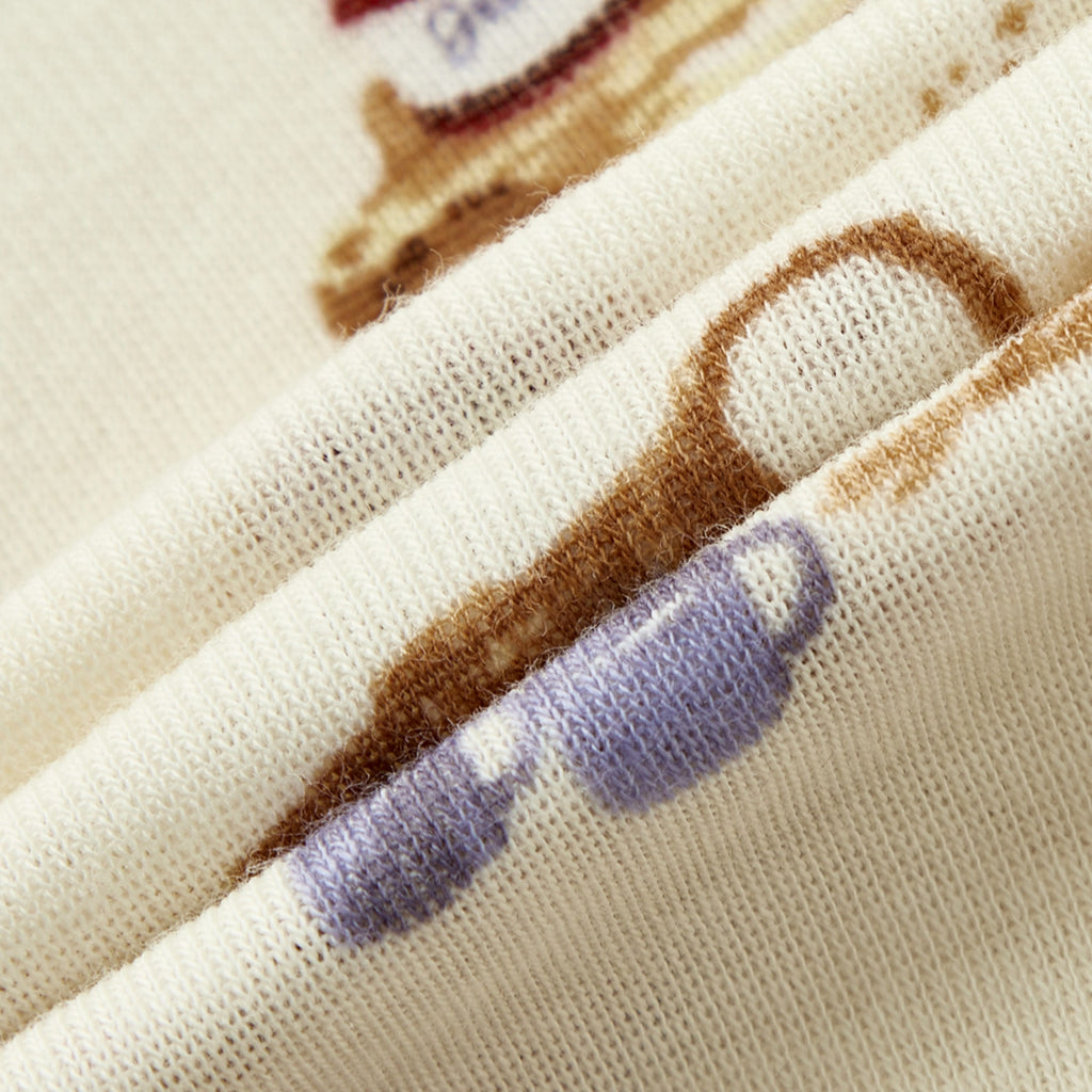 Milkbarn Picnic Organic Cotton Zipper Pajama | Playroom Avenue