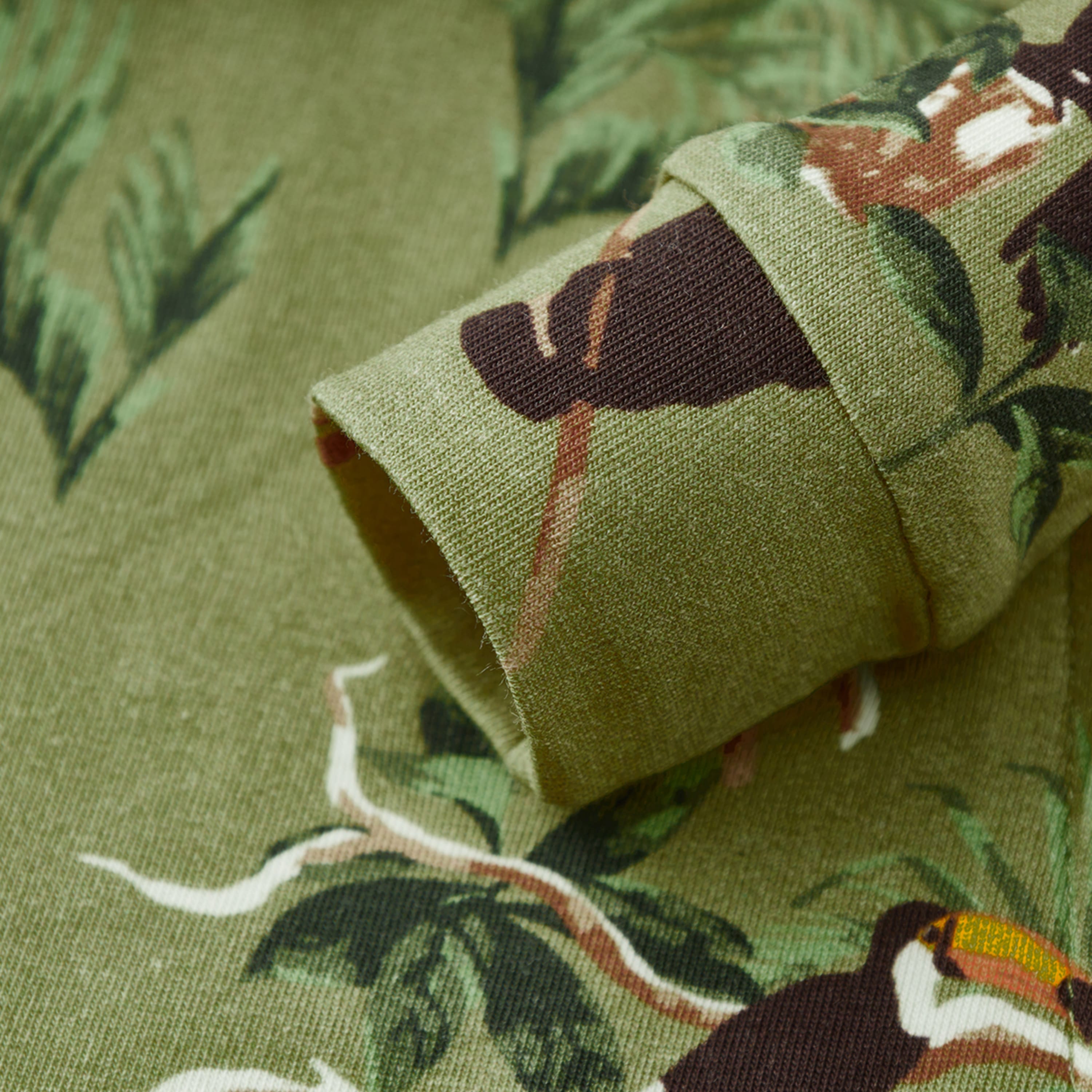 Milkbarn Toucan Cotton Stretch Zipper Pajama | Playroom Avenue