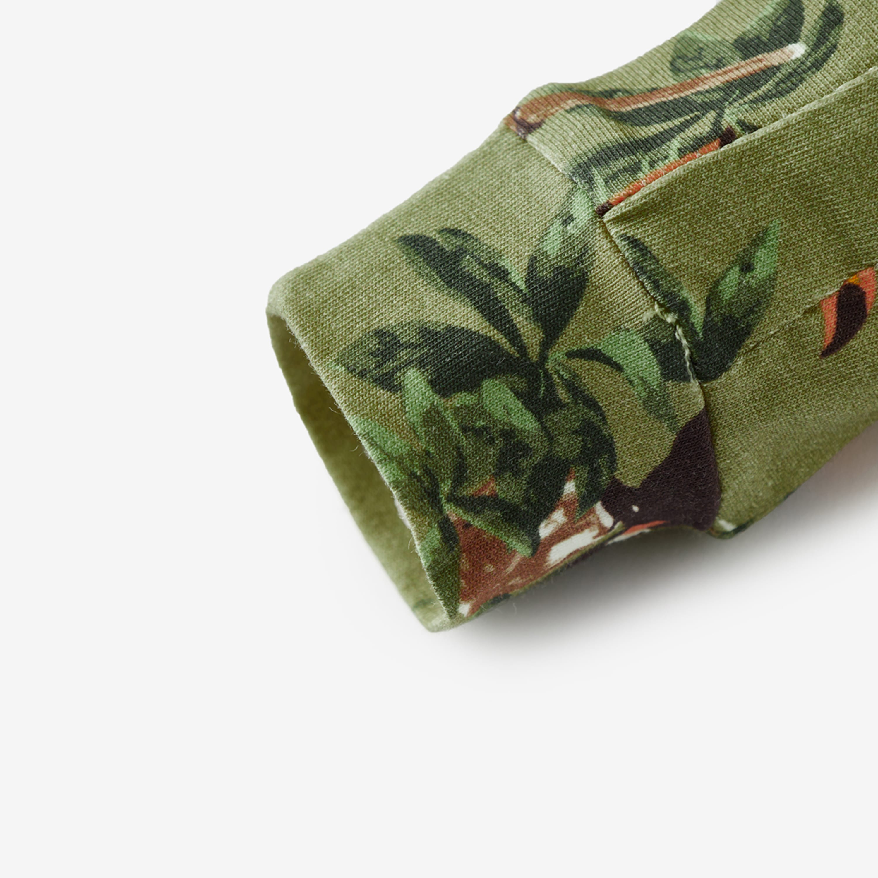 Milkbarn Toucan Cotton Stretch Zipper Pajama | Playroom Avenue