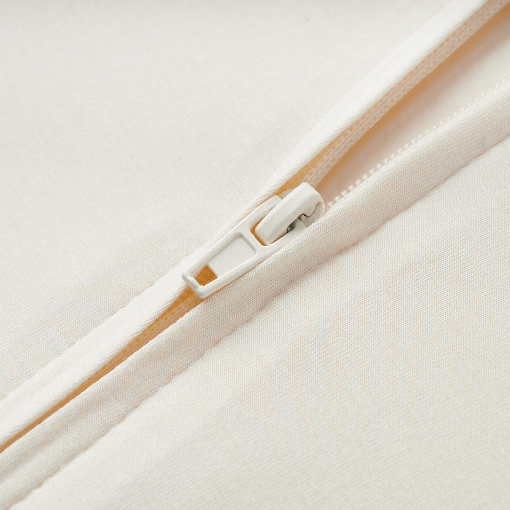 Milkbarn Salt Luxe Solid Zipper Pajama | Playroom Avenue