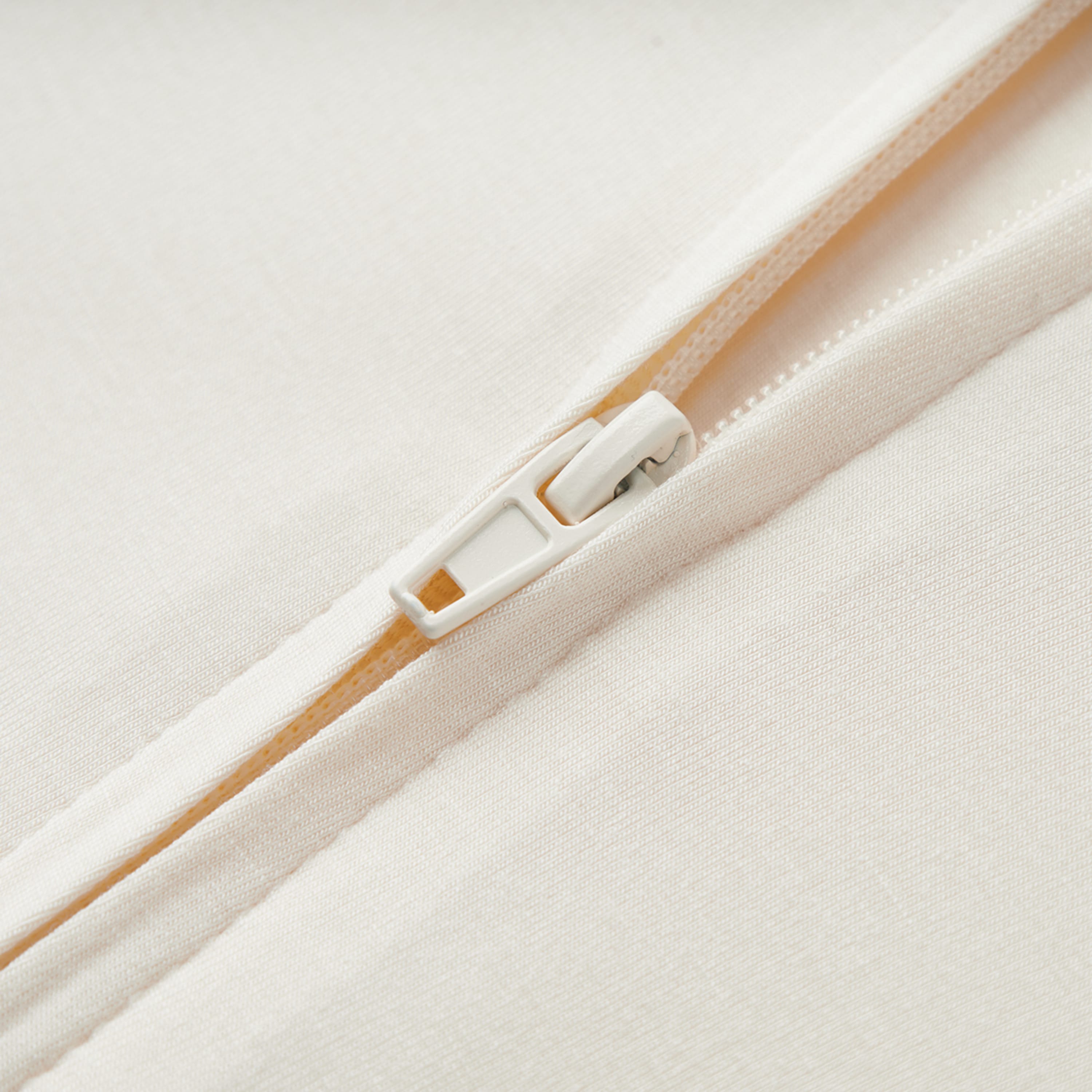 Milkbarn Salt Luxe Solid Zipper Pajama | Playroom Avenue