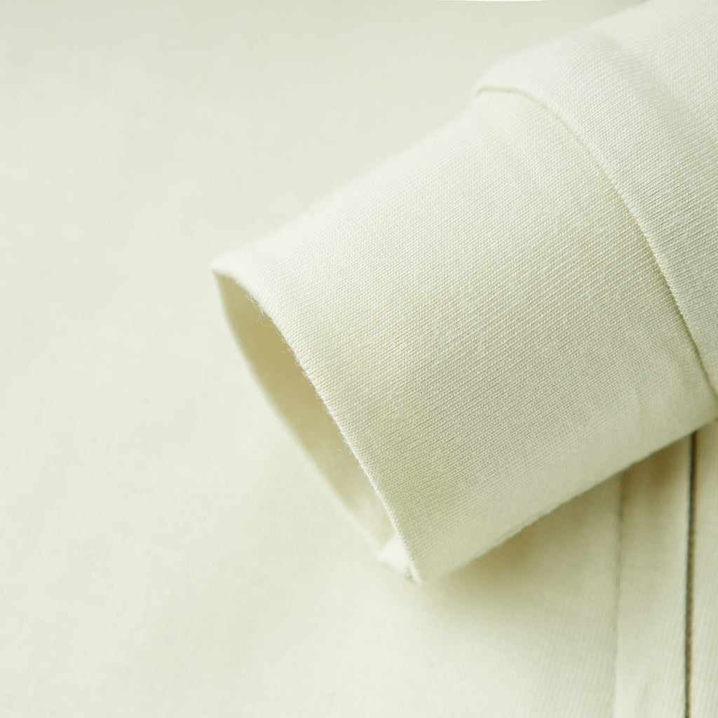 Milkbarn Aloe Luxe Solid Zipper Pajama | Playroom Avenue