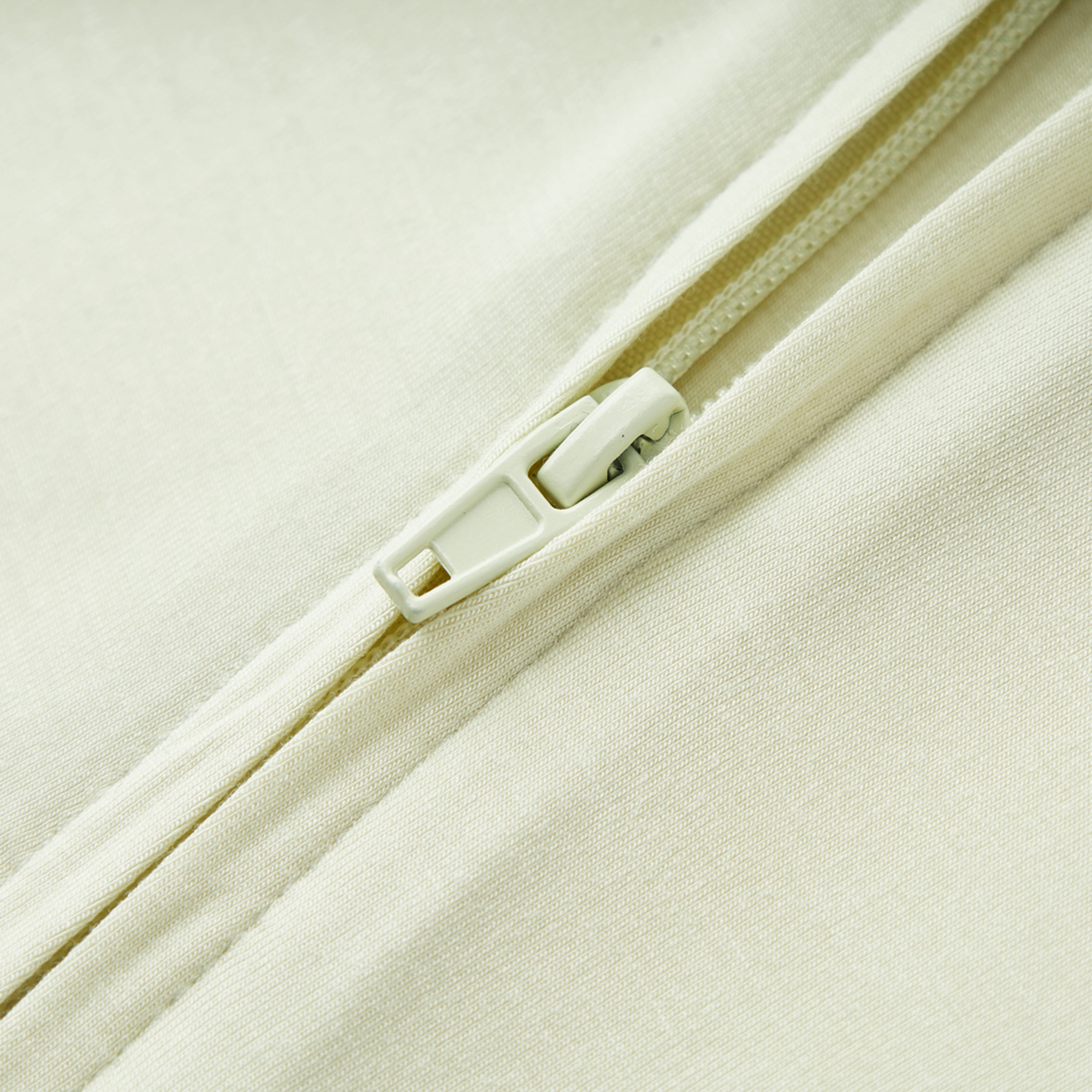 Milkbarn Aloe Luxe Solid Zipper Pajama | Playroom Avenue