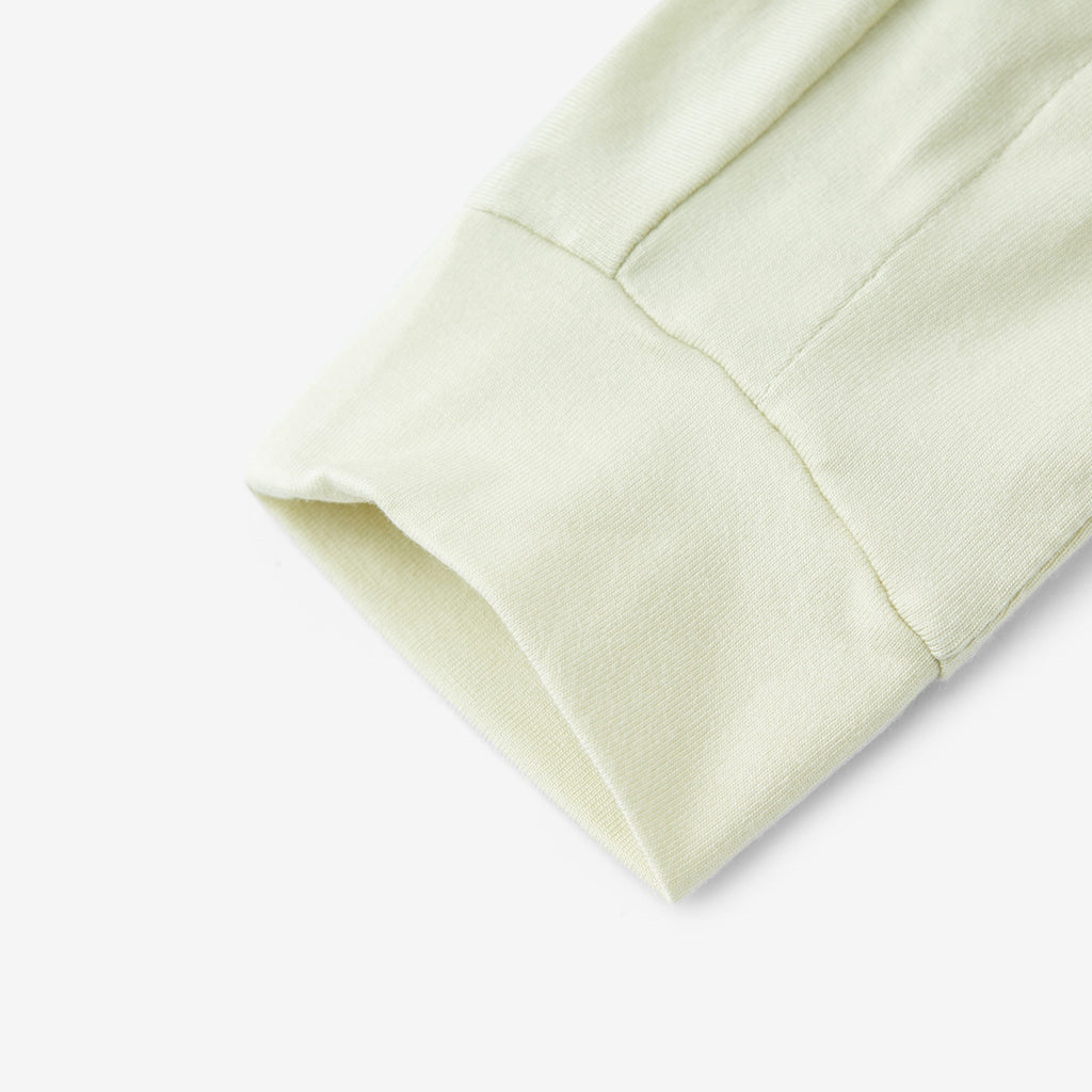 Milkbarn Aloe Luxe Solid Zipper Pajama | Playroom Avenue