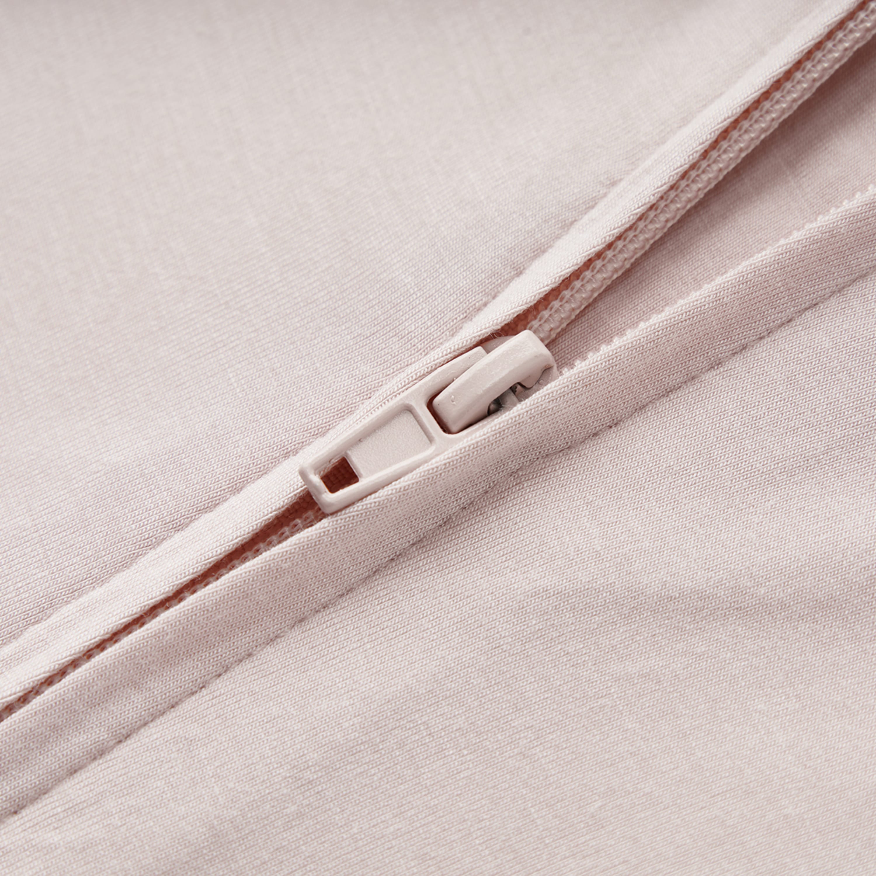 Milkbarn Sepia Rose Luxe Solid Zipper Pajama | Playroom Avenue