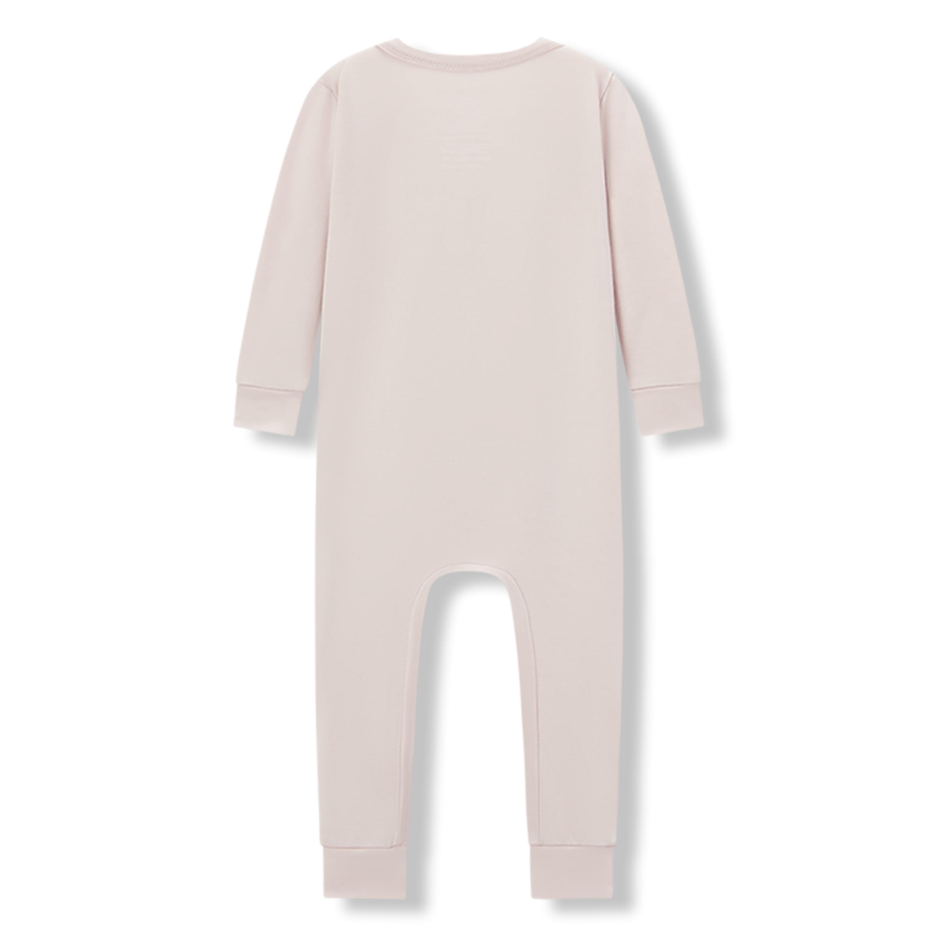 Milkbarn Sepia Rose Luxe Solid Zipper Pajama | Playroom Avenue