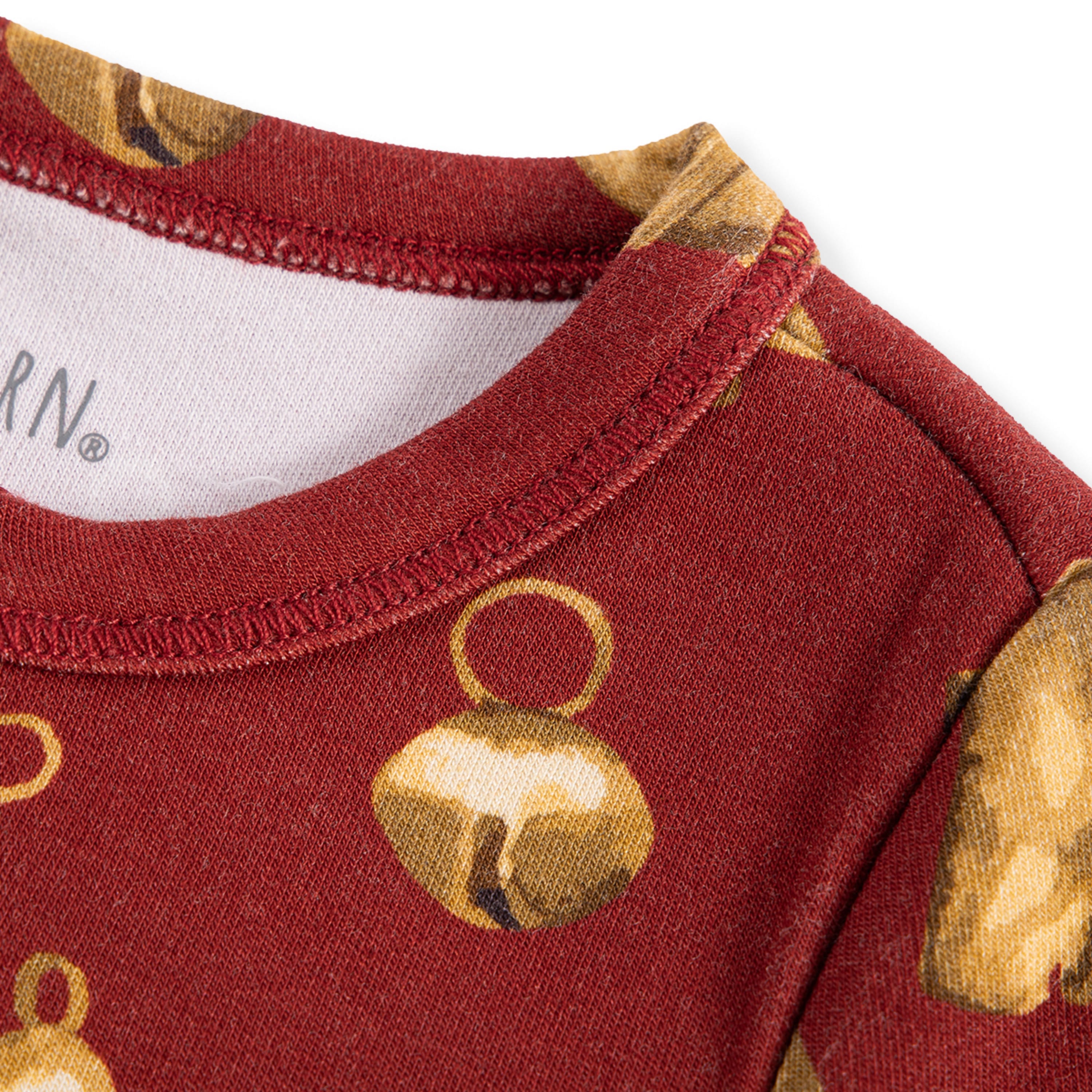 Milkbarn Vintage Bell Brushed Zipper Pajama | Playroom Avenue