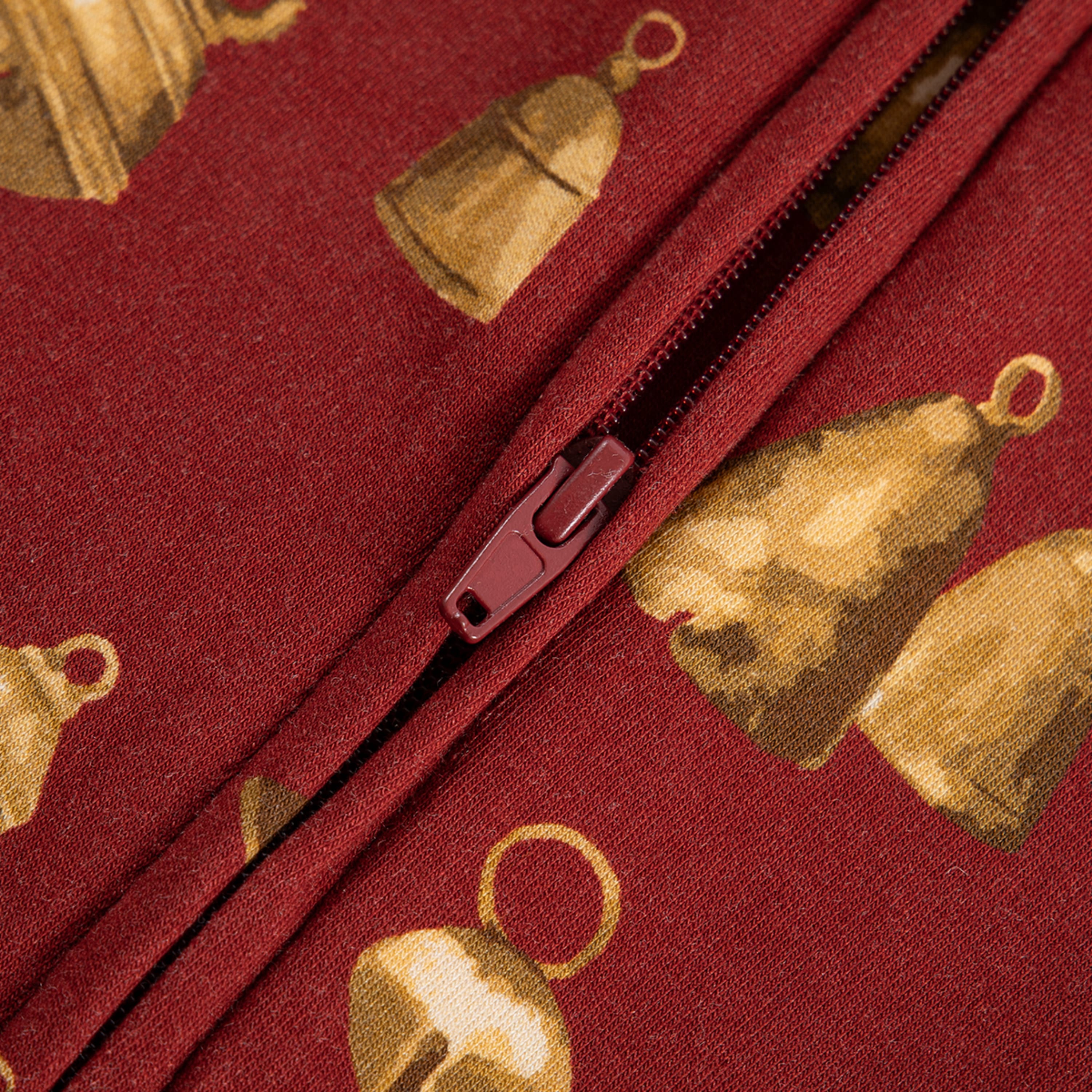 Milkbarn Vintage Bell Brushed Zipper Pajama | Playroom Avenue