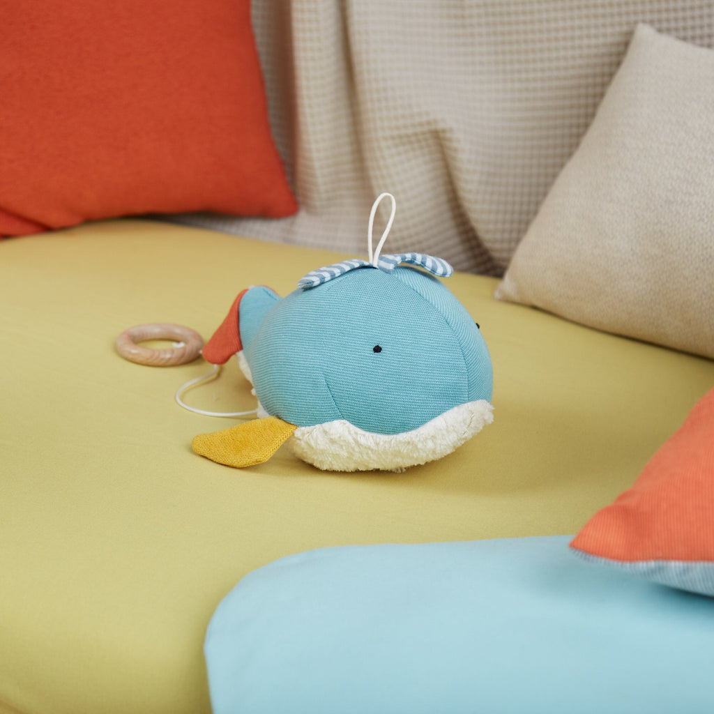 Sigikid Organic Whale Musical Toy | Playroom Avenue