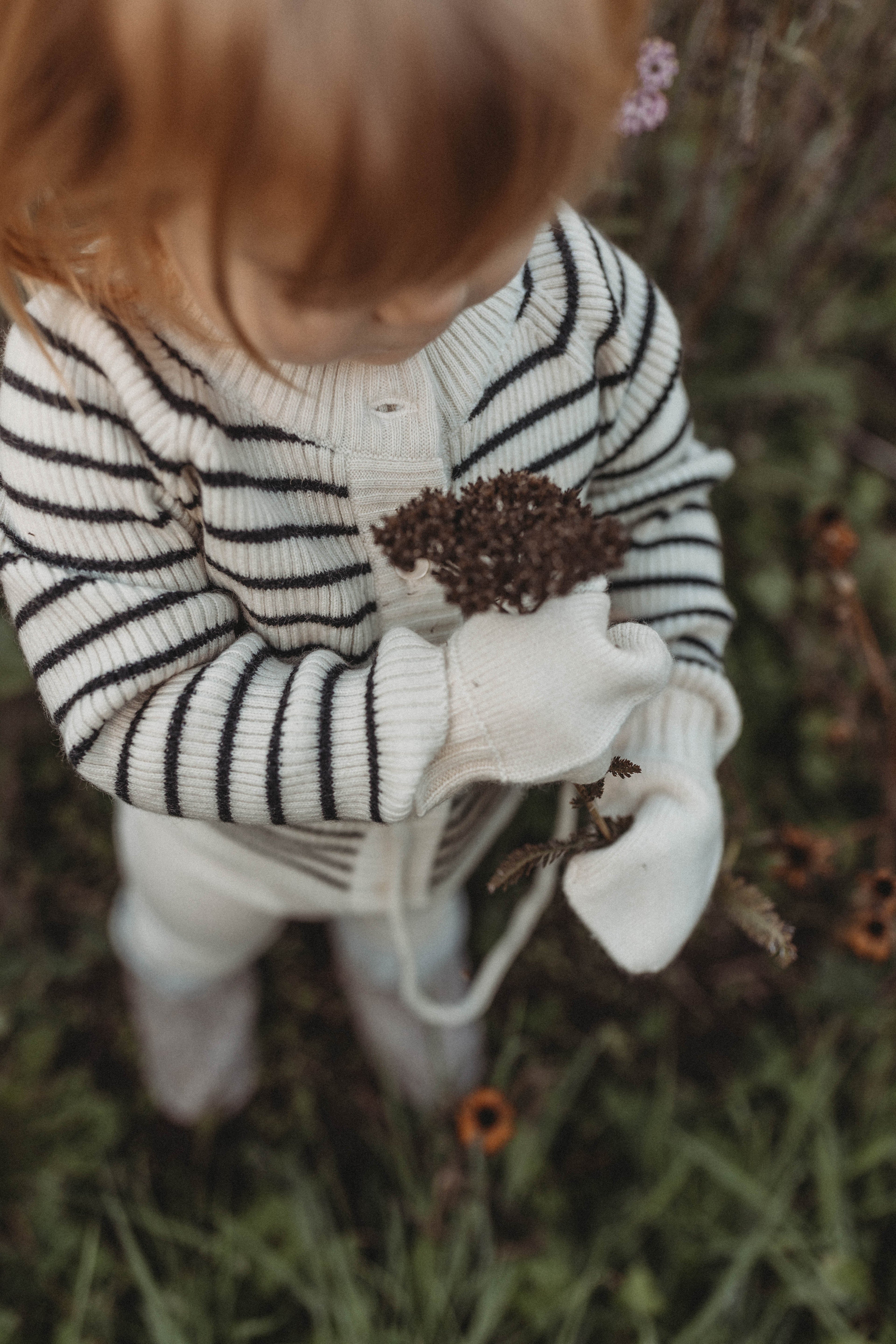 La Petit Lapin Cashmere Cardigan | Black/White | Playroom Avenue