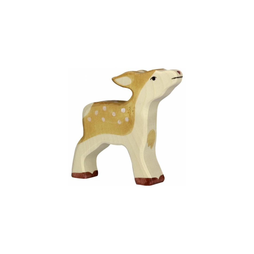 Holztiger Wooden Fawn Figure | Playroom Avenue