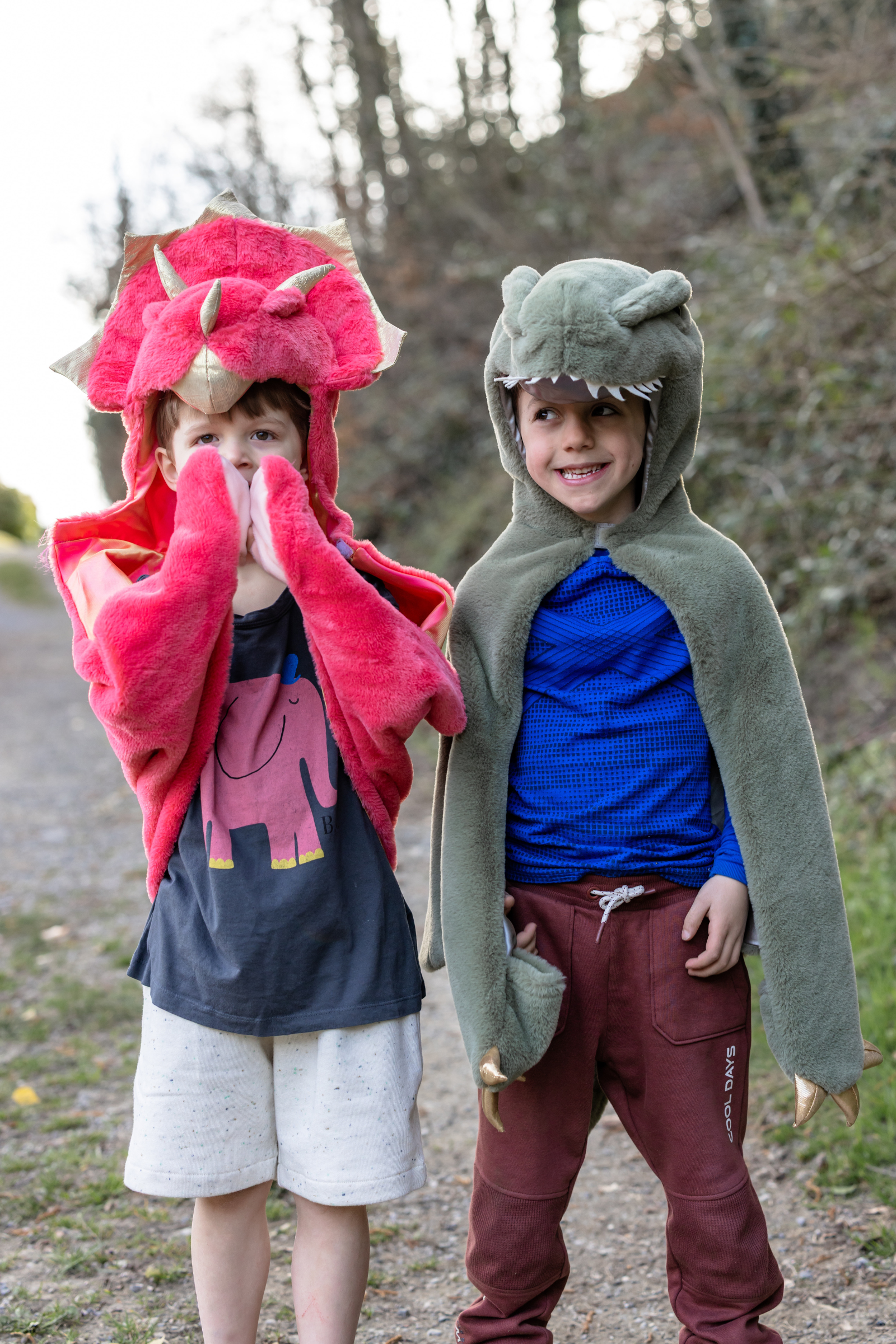 Great Pretenders Red Triceratops Cuddle Cape | Playroom Avenue