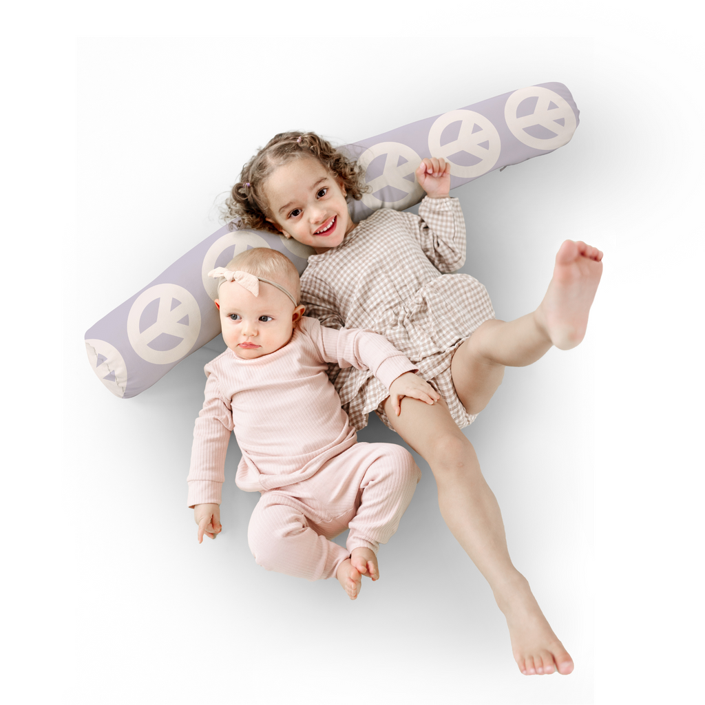 Toki Kids Lavender Peace Sign Support Pillow | Playroom Avenue