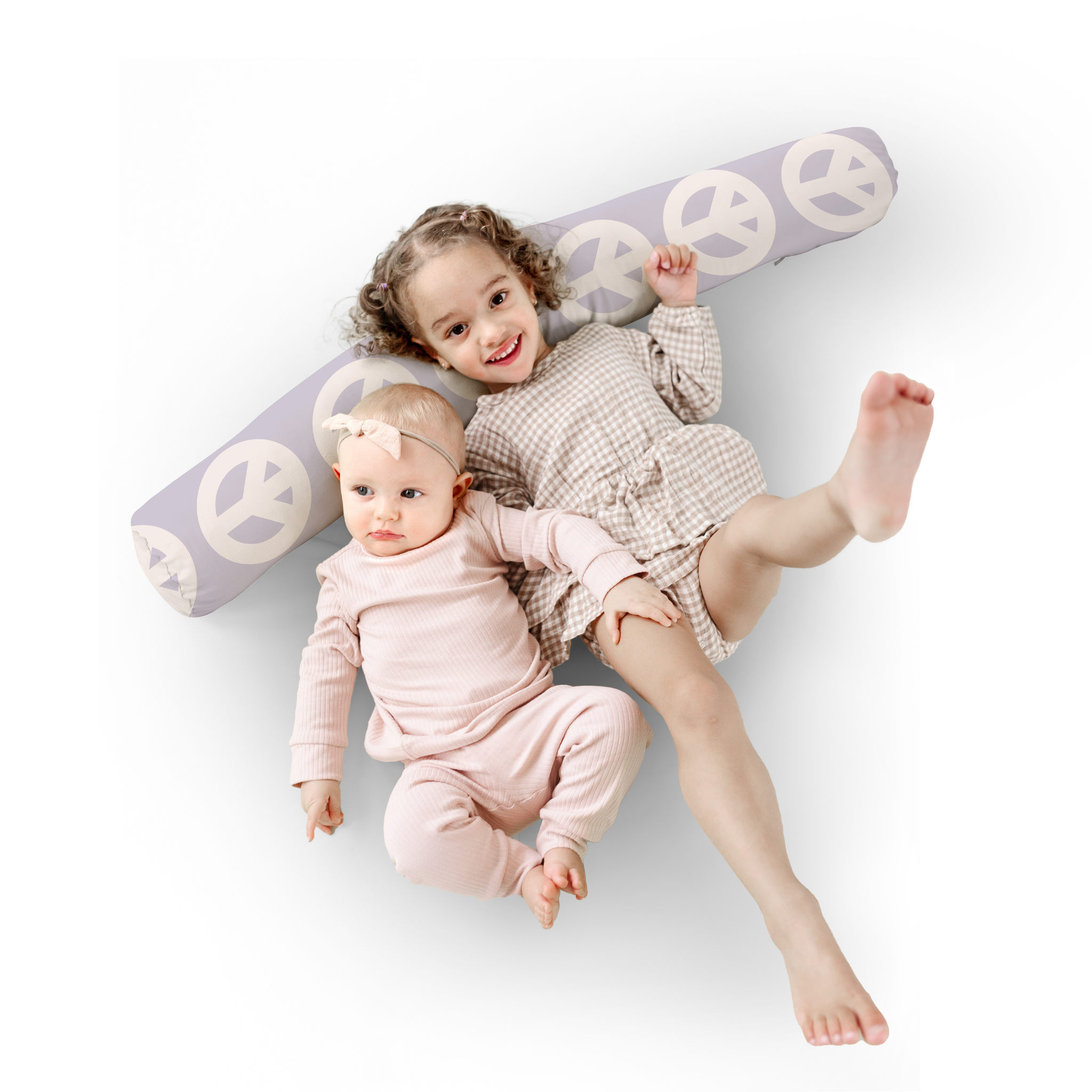 Toki Kids Lavender Peace Sign Support Pillow | Playroom Avenue